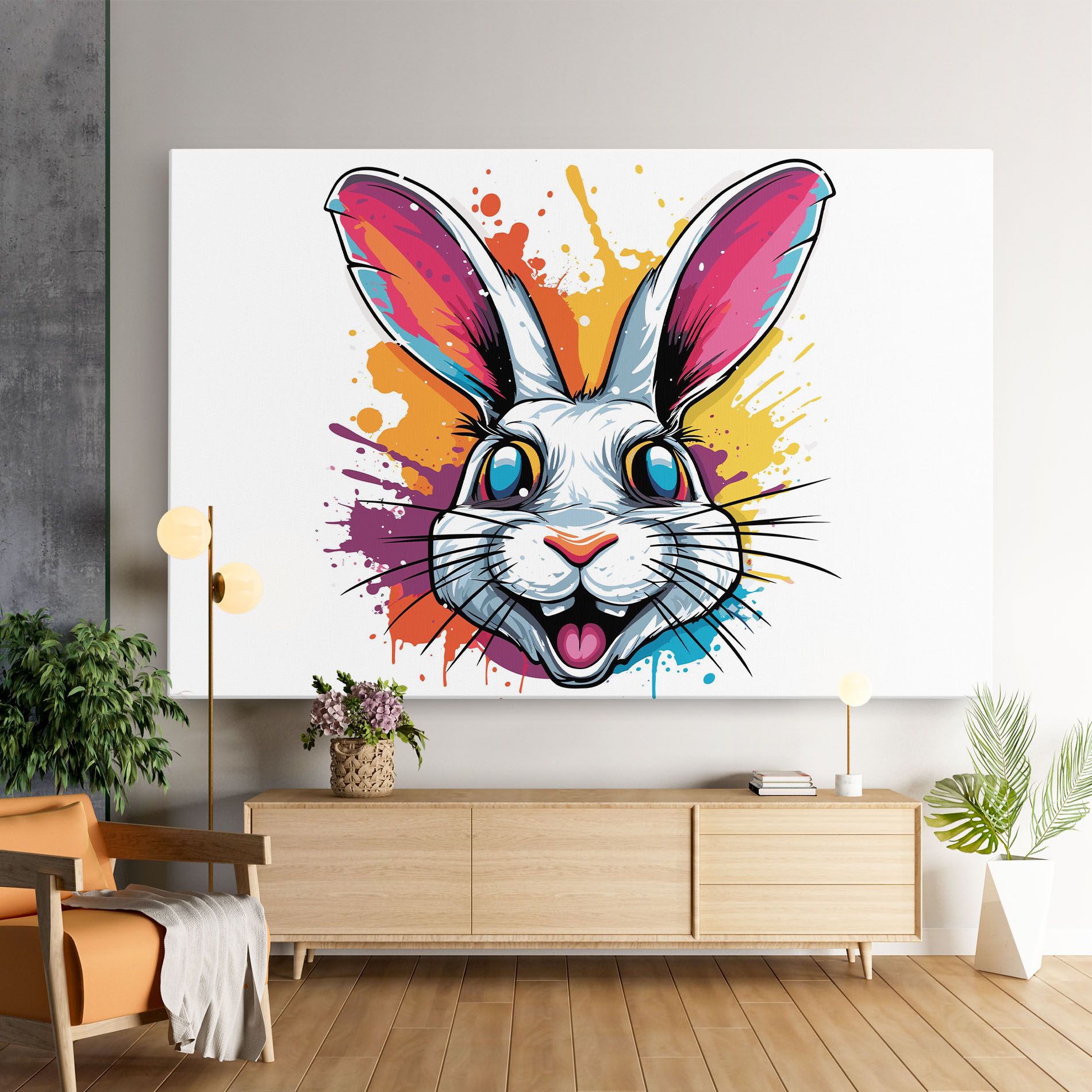 Crazy Bunny mockup 9