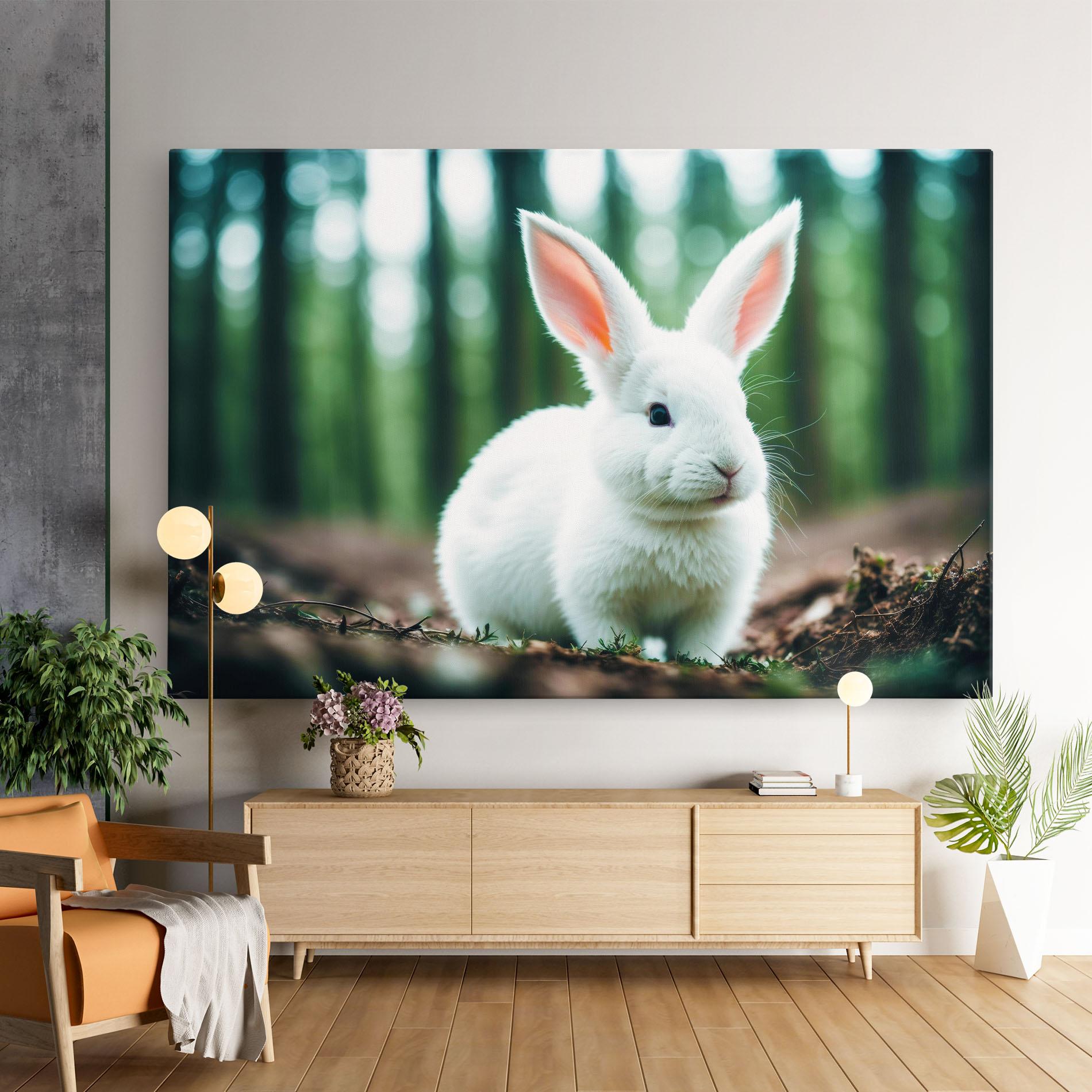 Tablou Canvas Forest Bunny mockup 9