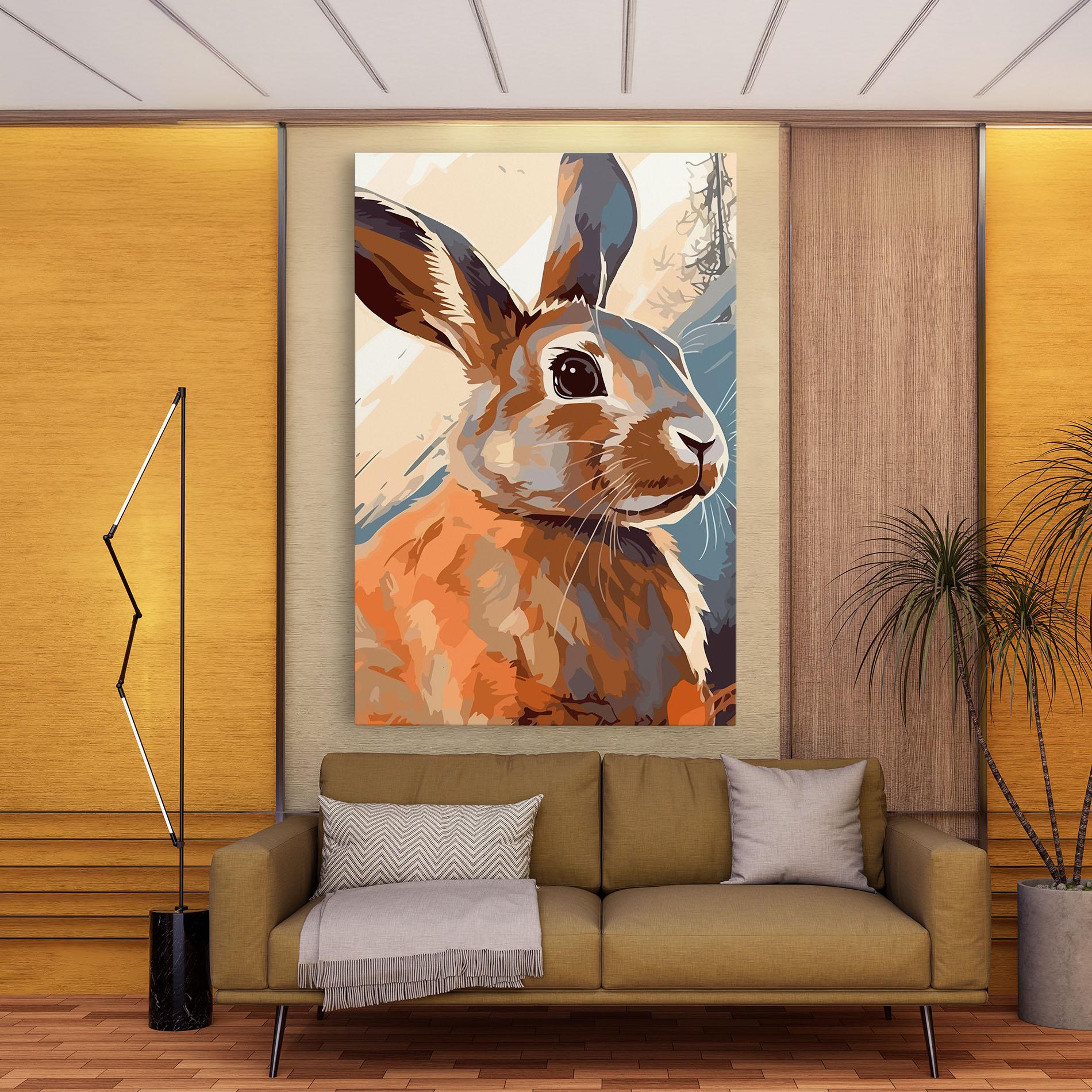 Tablou Canvas Anime Rabbit mockup 9
