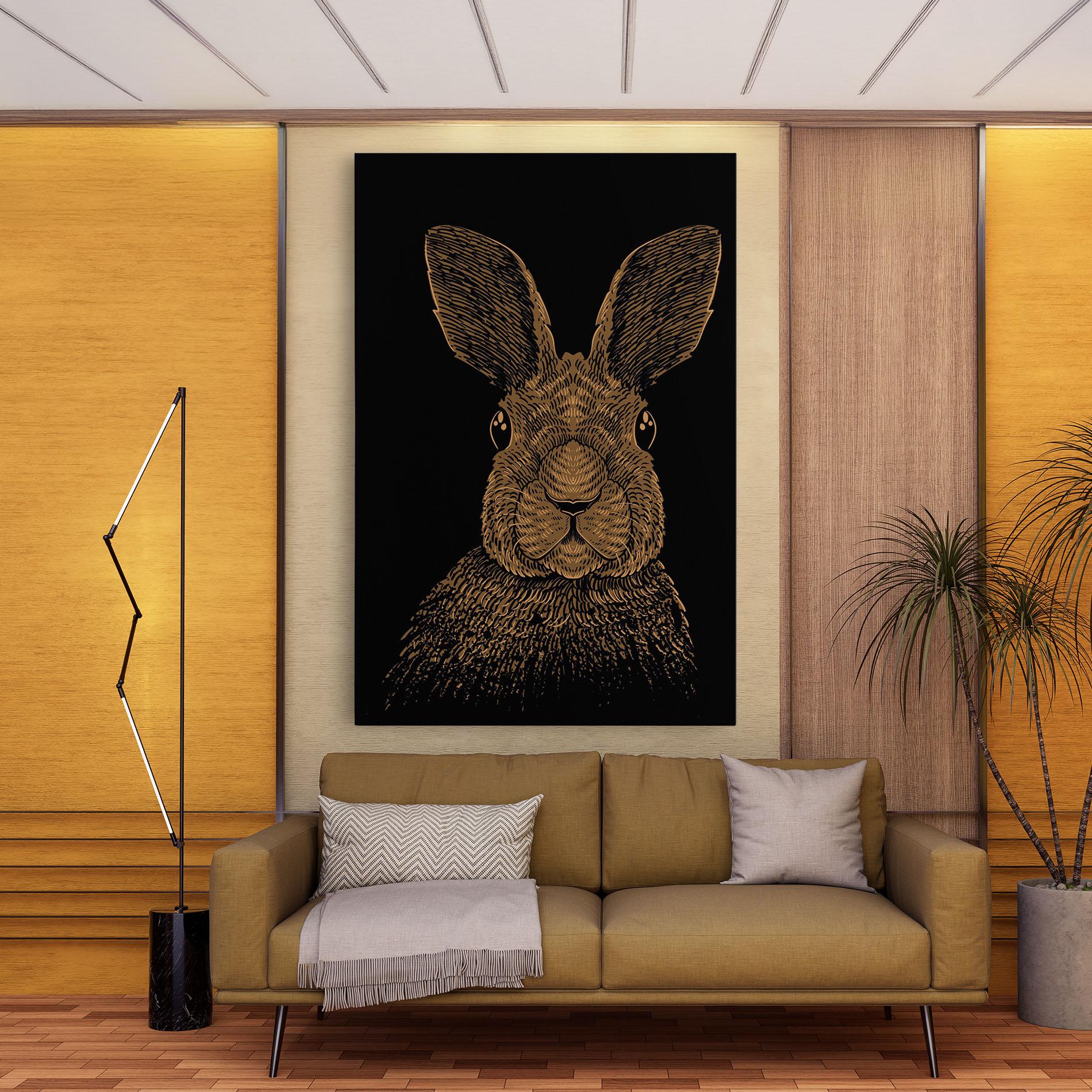 Tablou Canvas Brown Bunny mockup 9
