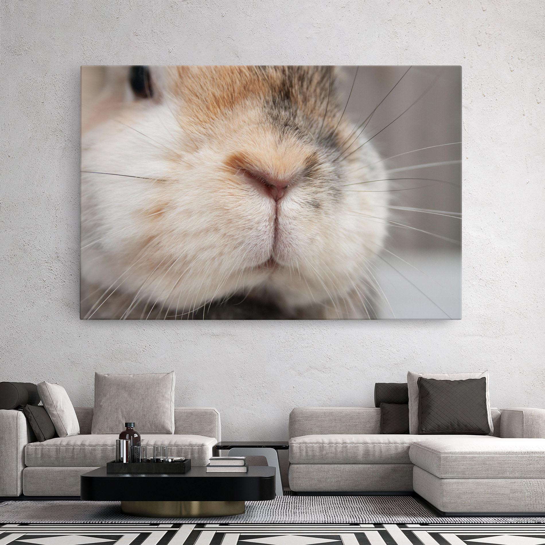 Tablou Canvas Close Up Bunny mockup 2