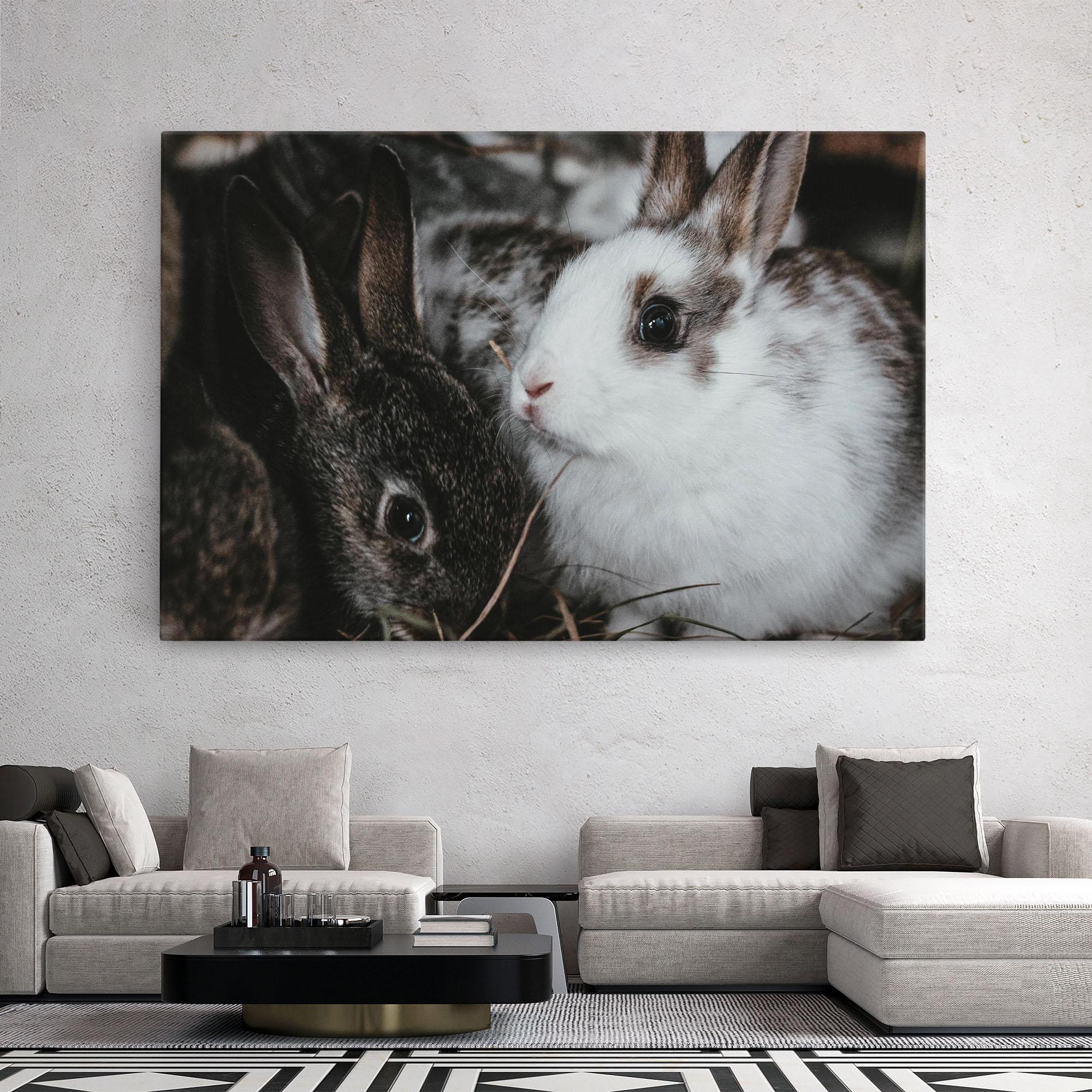 Tablou Canvas Cute Small Rabbit mockup 2
