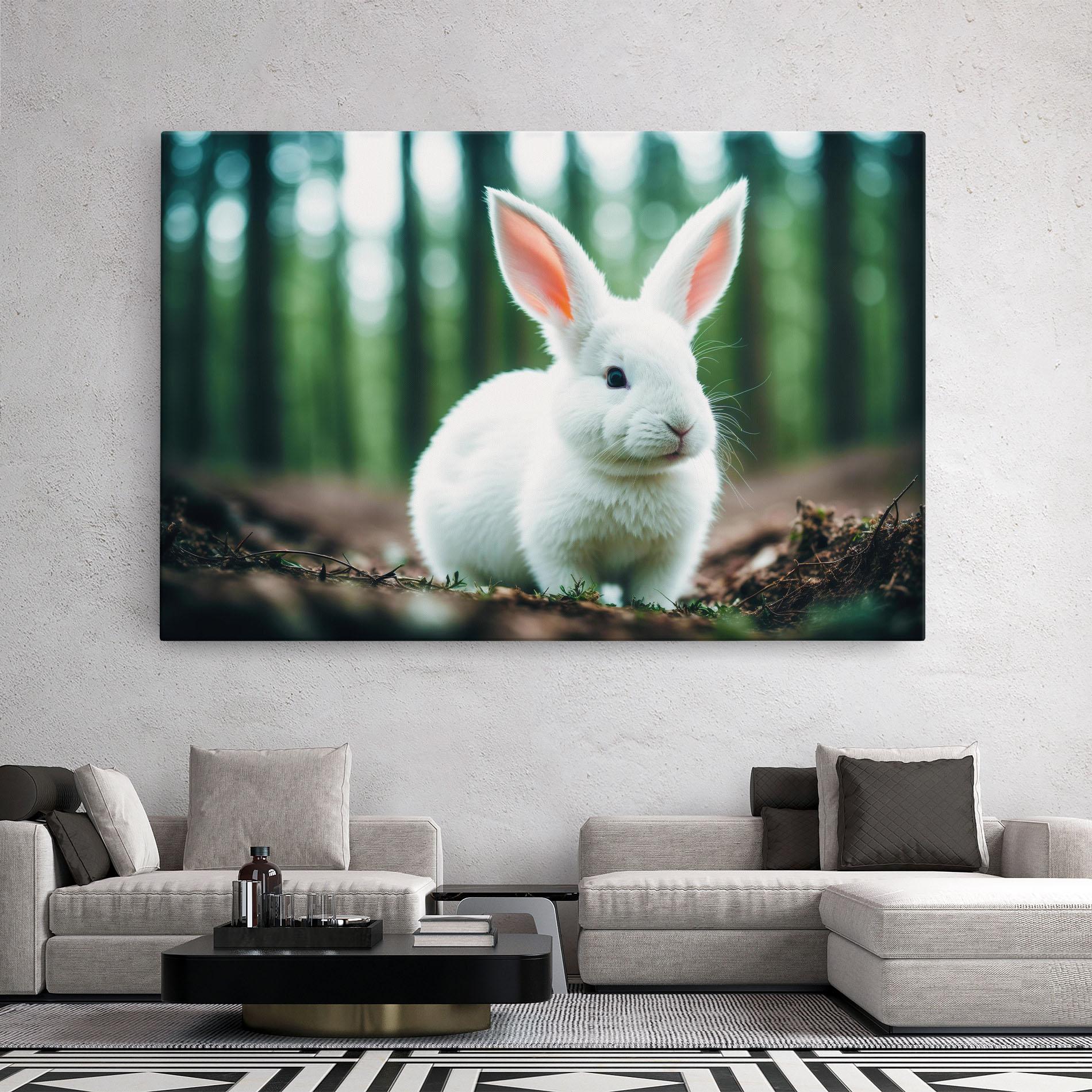Tablou Canvas Forest Bunny mockup 2