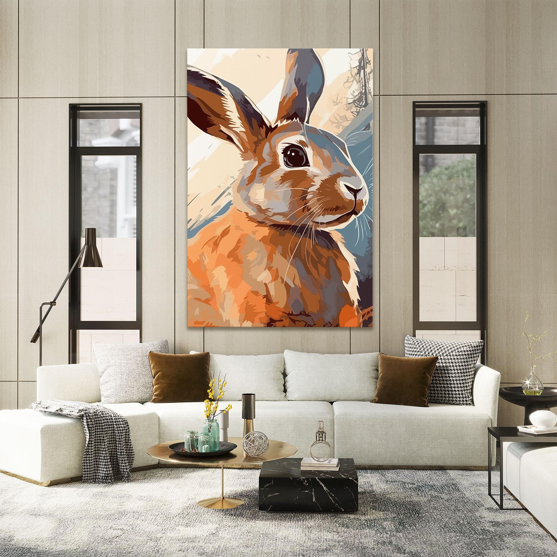 Tablou Canvas Anime Rabbit mockup 2