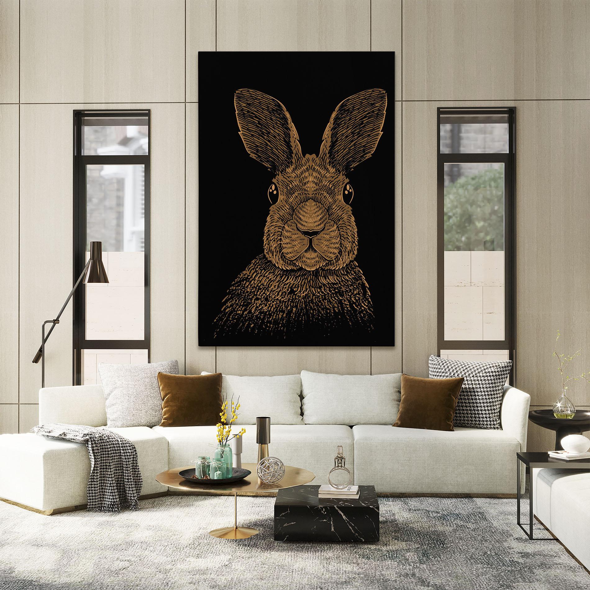 Tablou Canvas Brown Bunny mockup 2
