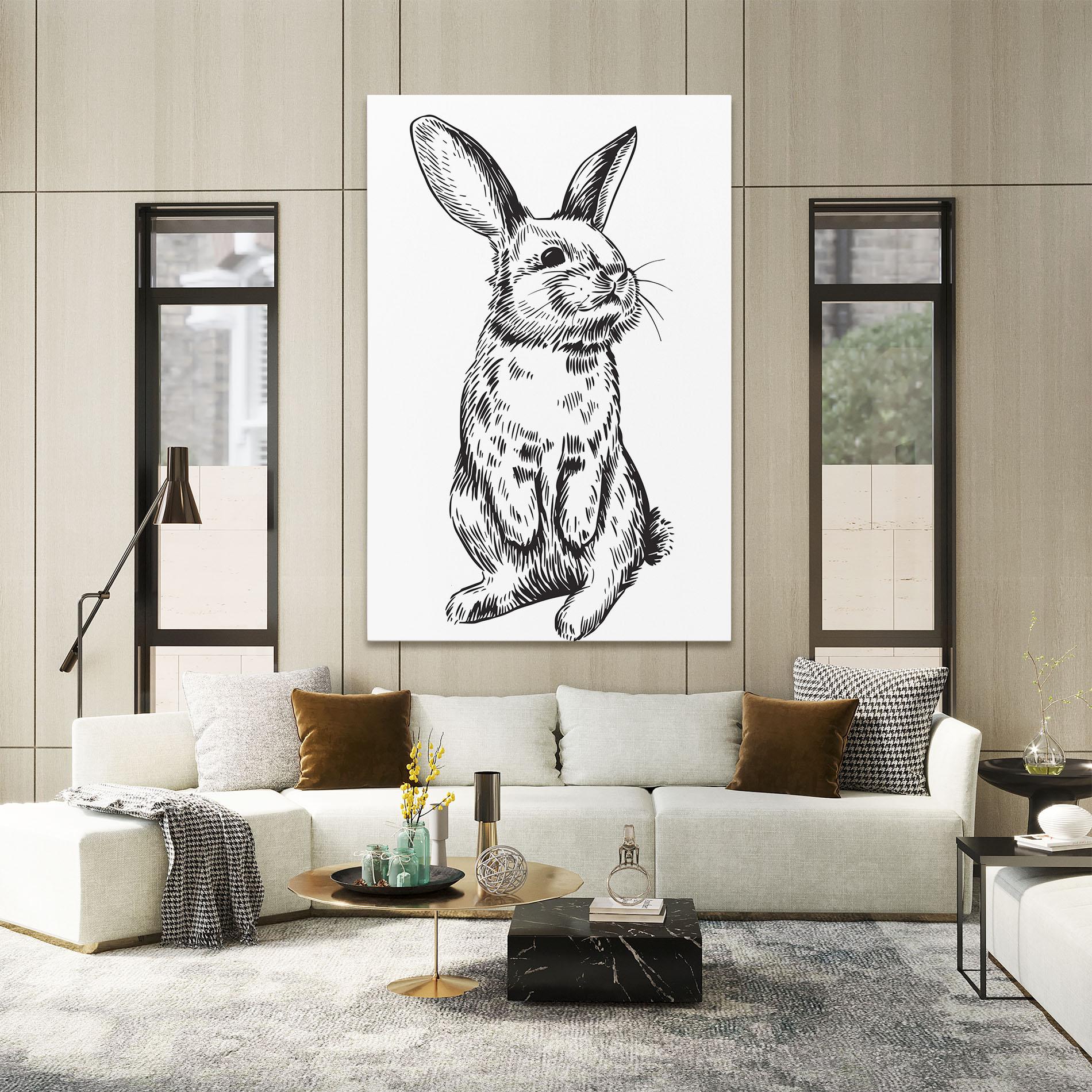 Tablou Canvas Cute Bunny mockup 2