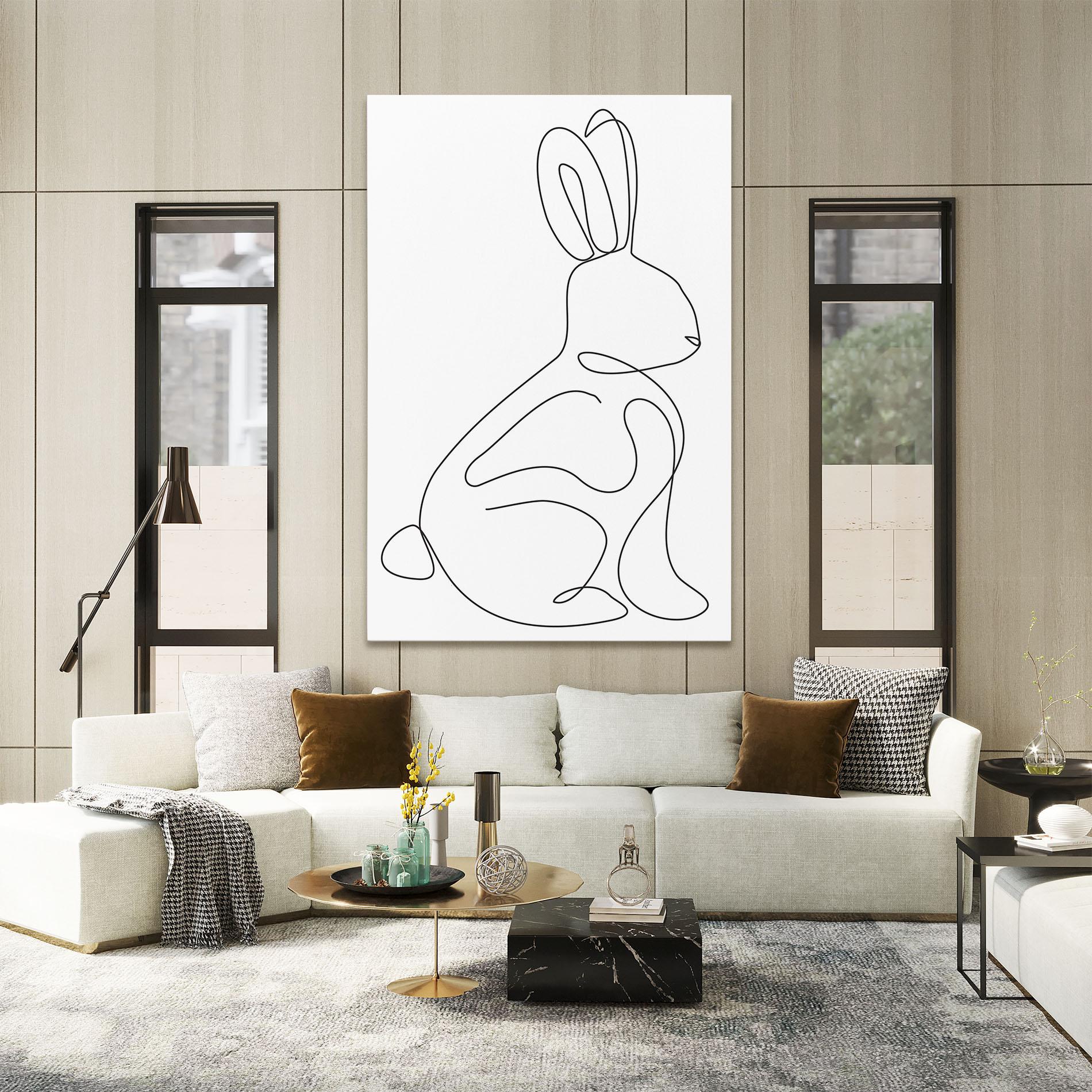 Tablou Canvas Cute Rabbit mockup 2