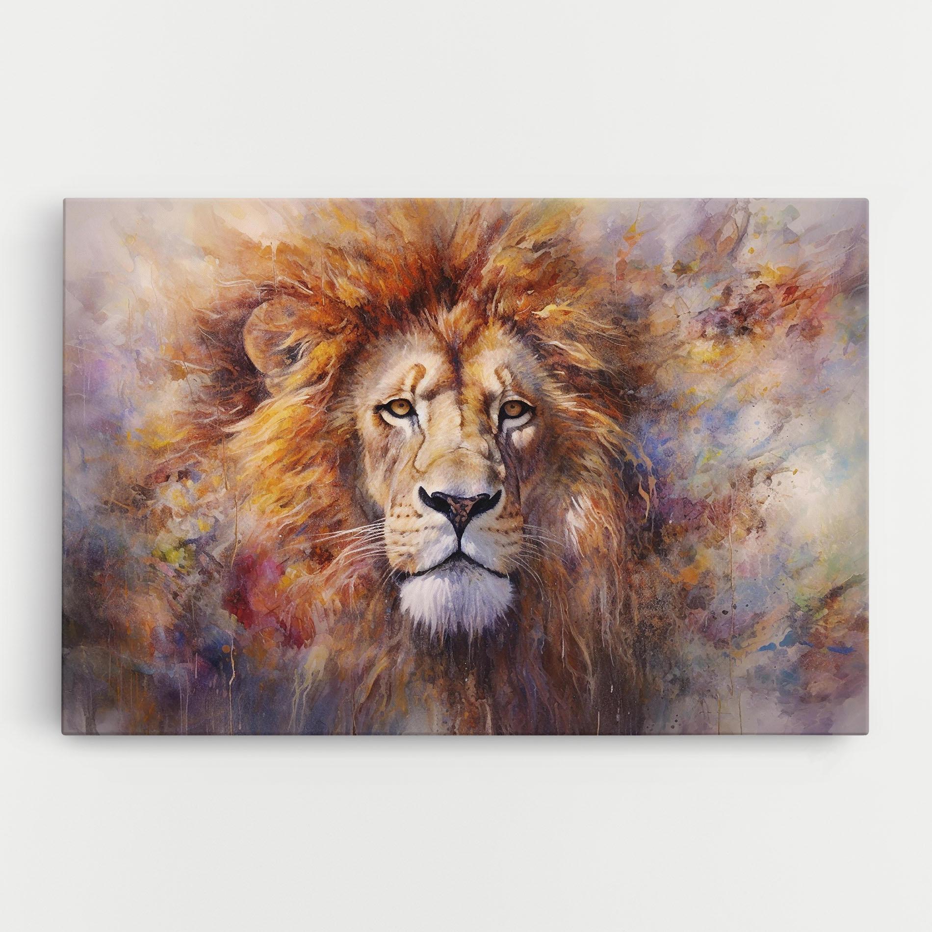 Tablou Canvas Abstract Lion Head mockup 0