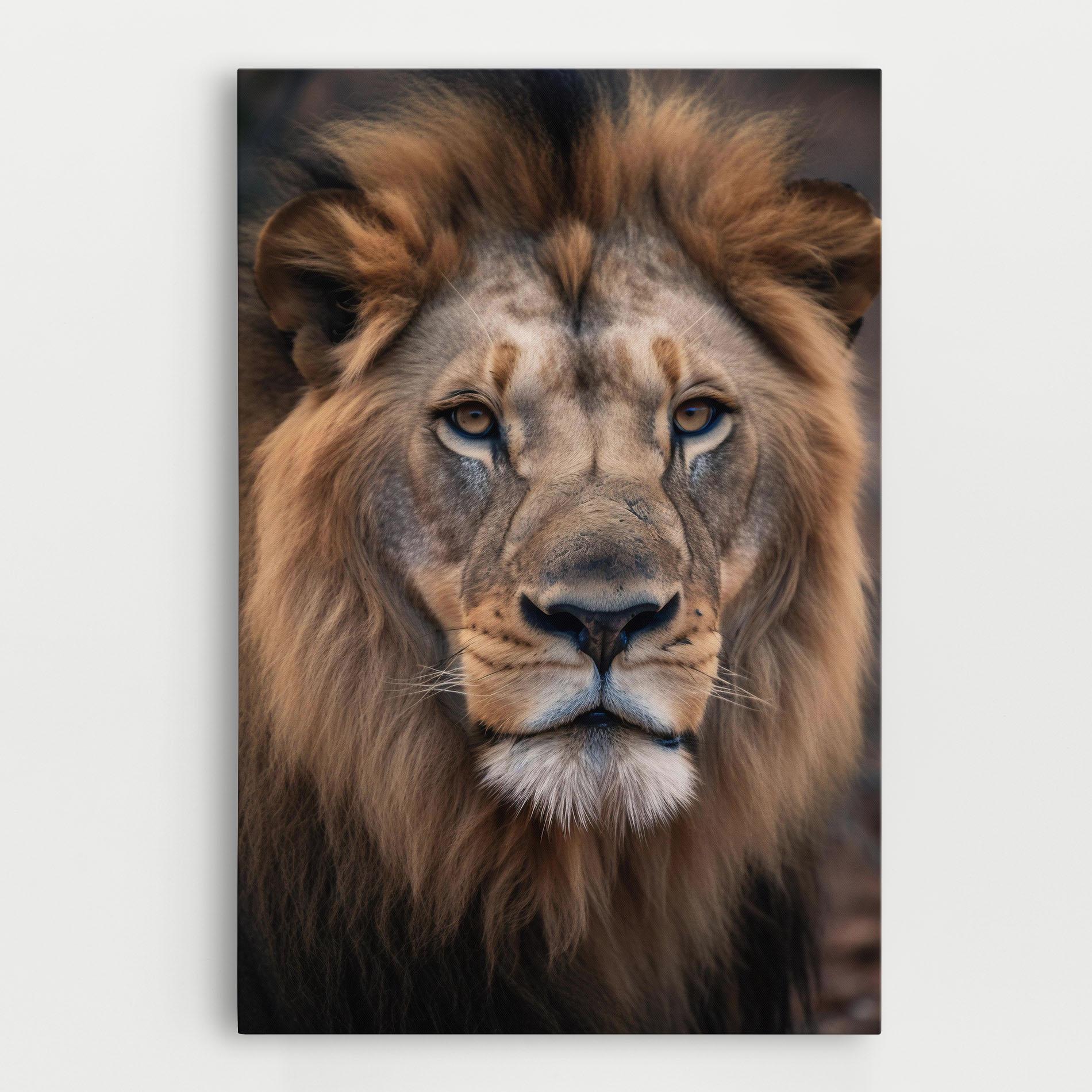 Tablou Canvas Wild Lion View mockup 0