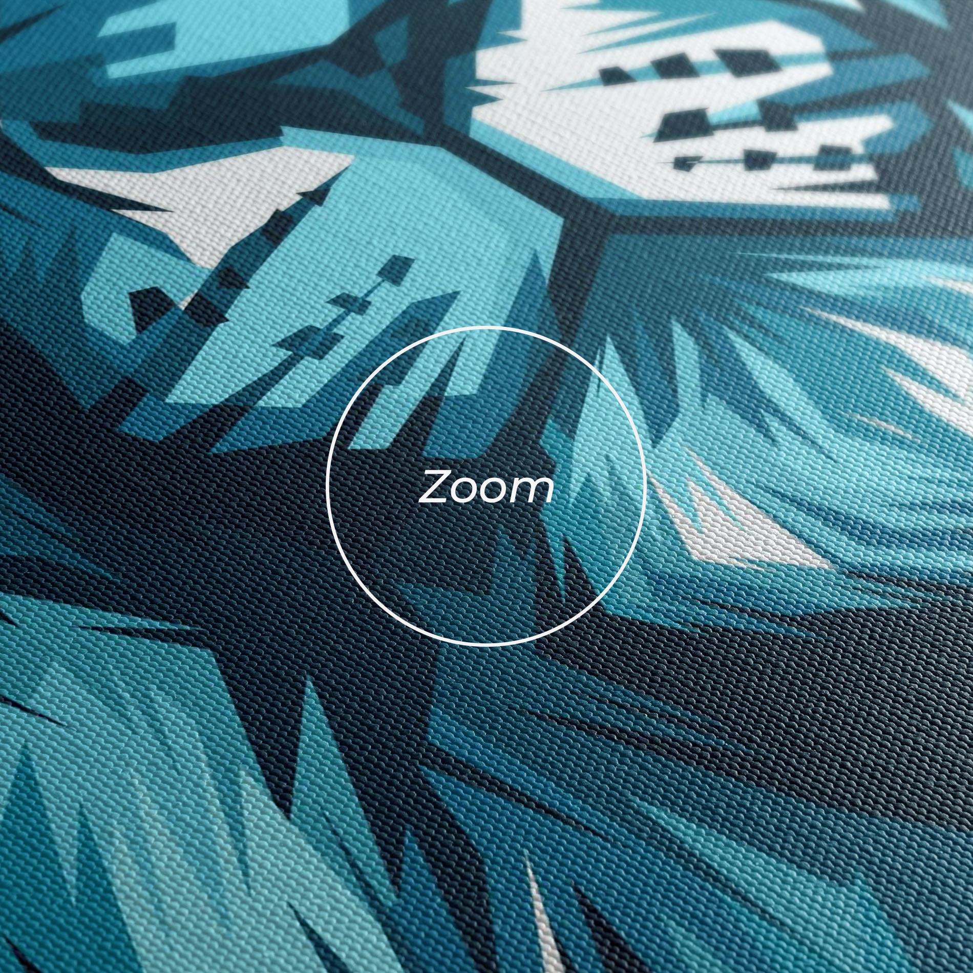 Tablou Canvas Blue Lion Head mockup 3