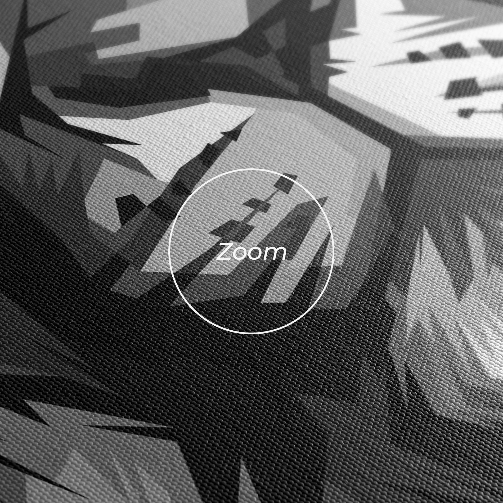 Tablou Canvas Grey Head Lion mockup 3