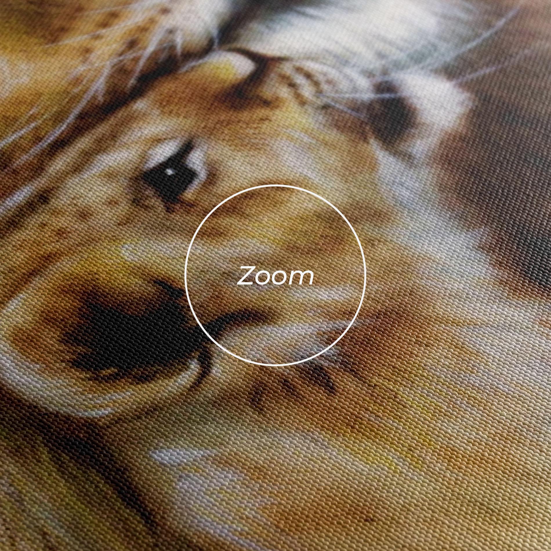 Tablou Canvas Lion Love mockup 3