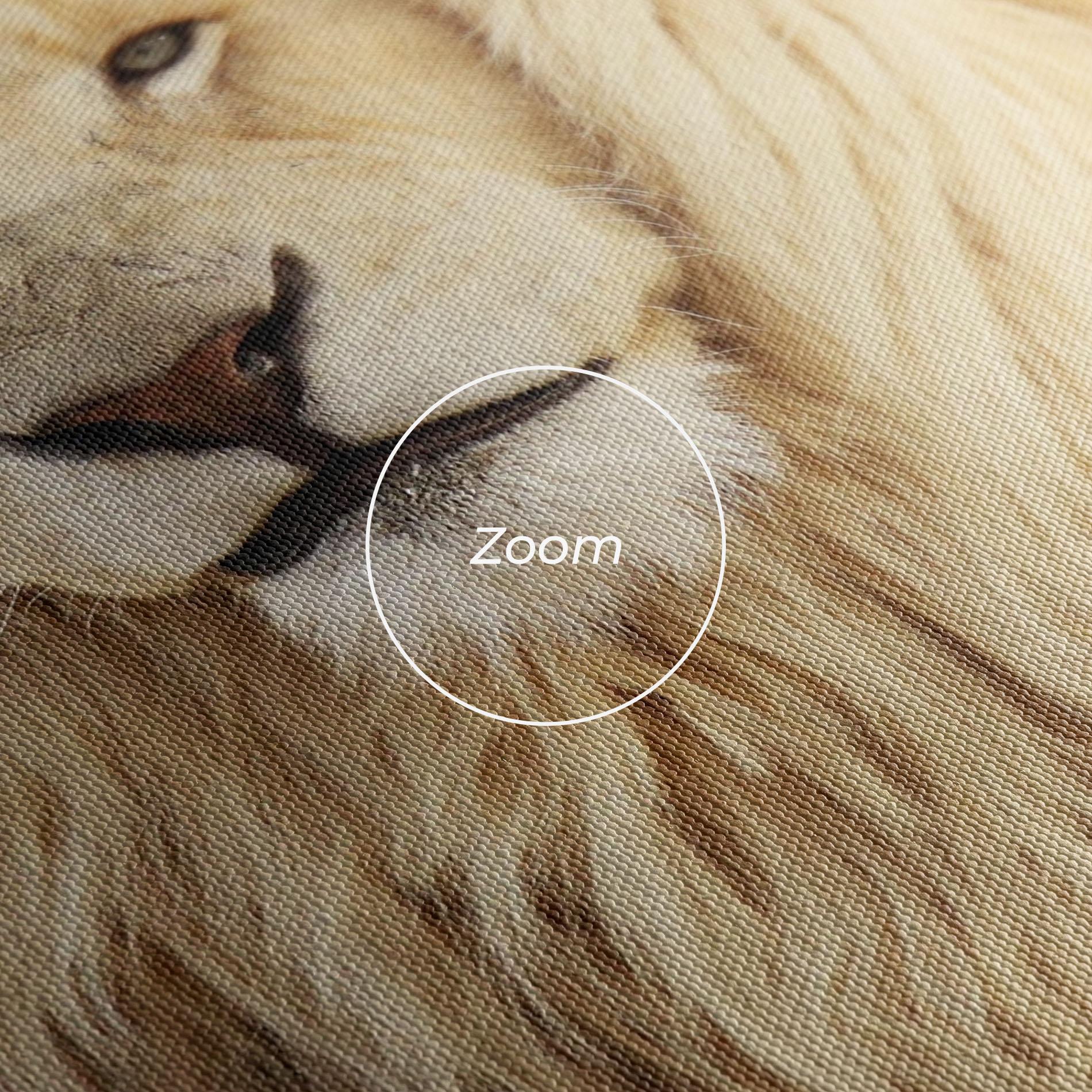 Tablou Canvas White Lion mockup 3