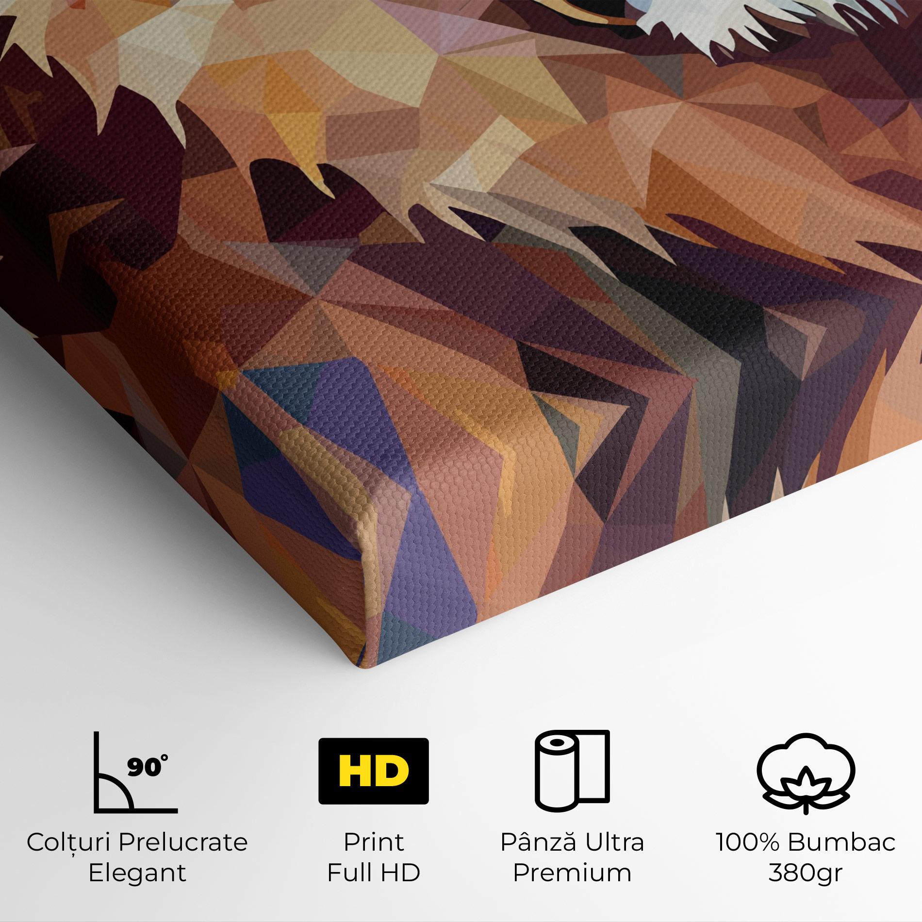 Tablou Canvas Artistic Lion Head mockup 4