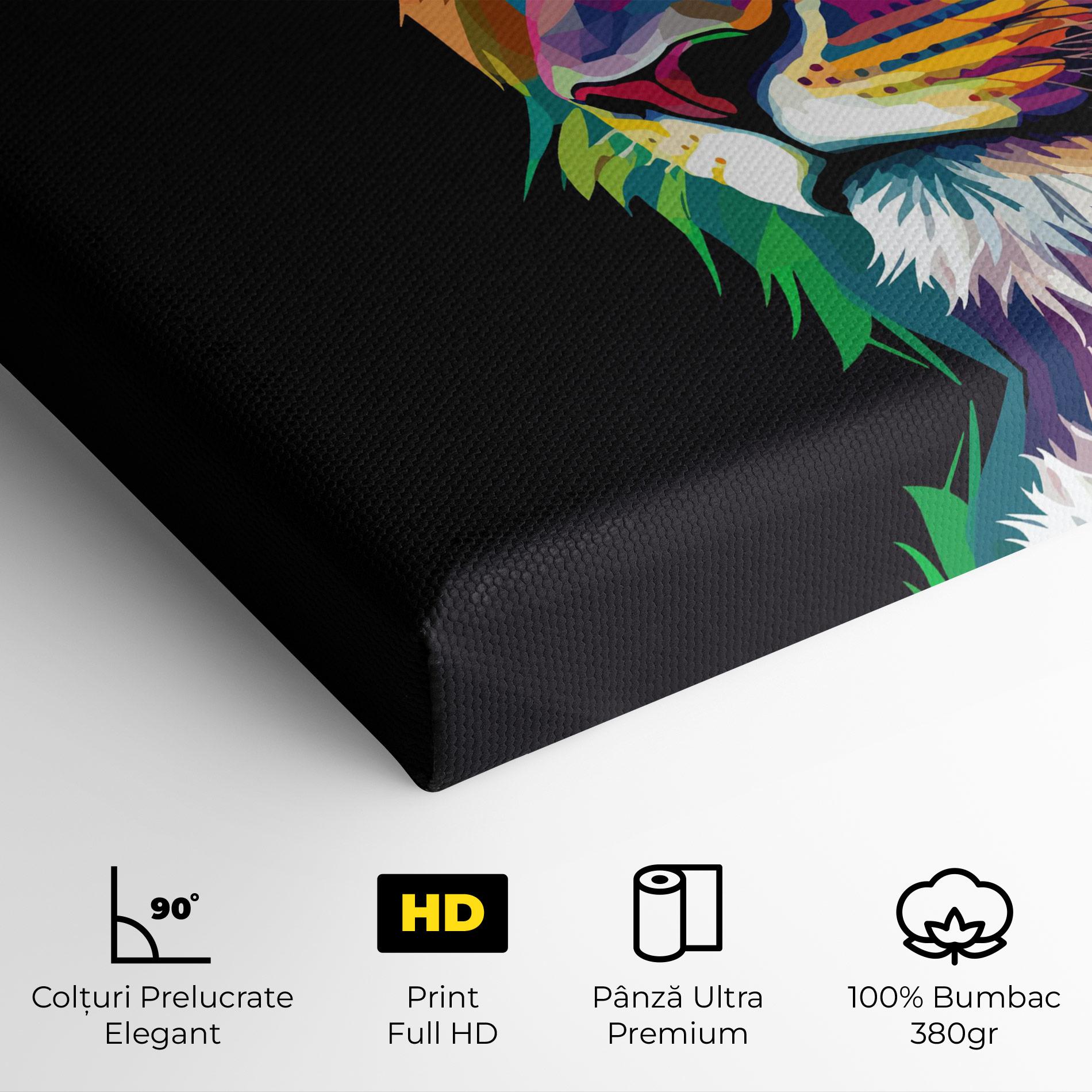 Tablou Canvas Colorful Lion mockup 4