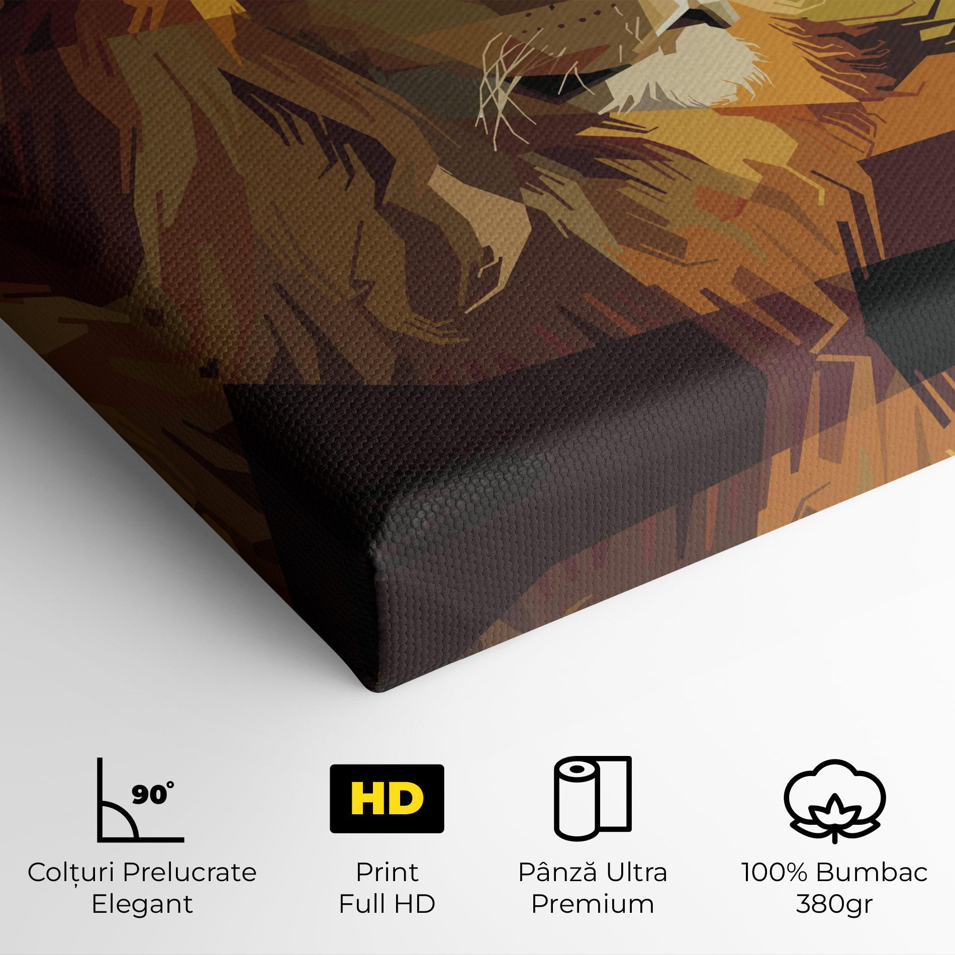 Tablou Canvas Lion Art mockup 4