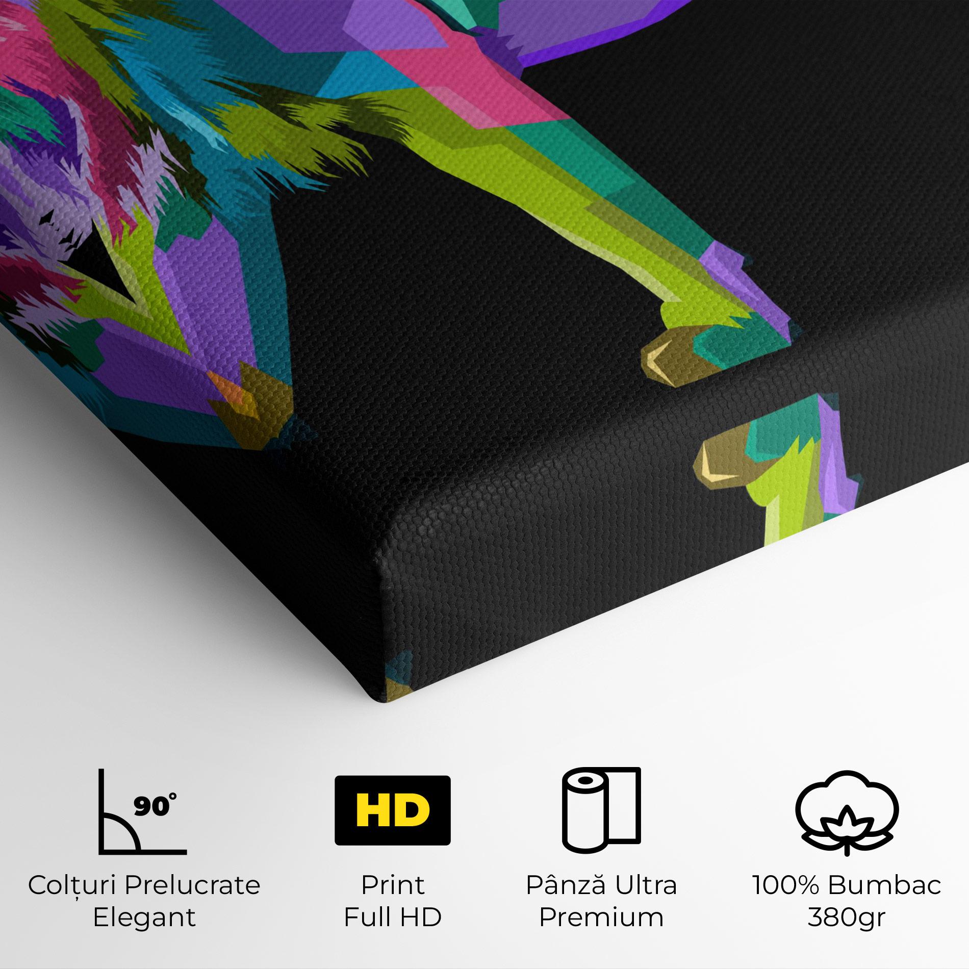 Tablou Canvas Lion Walking mockup 4