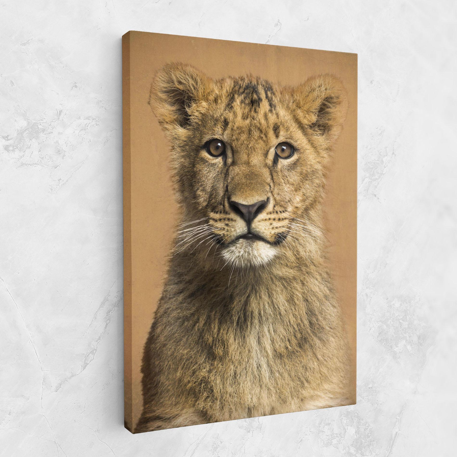 Tablou Canvas Baby Lion mockup 1