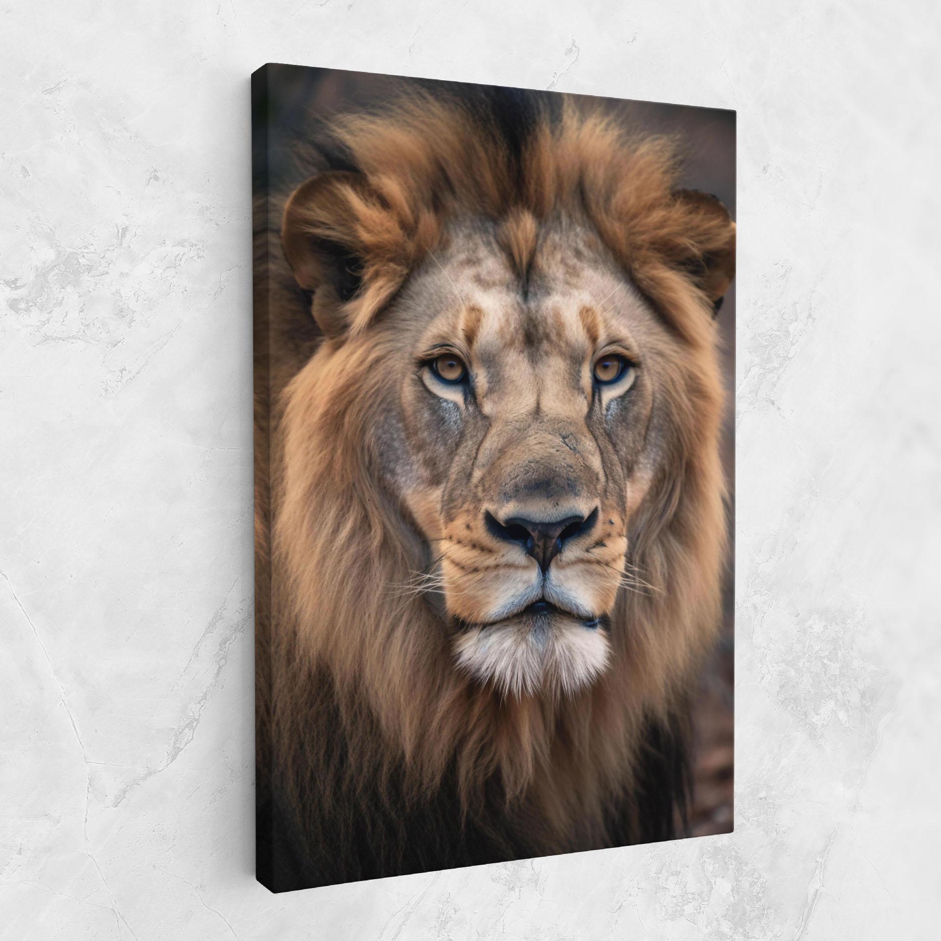 Tablou Canvas Wild Lion View mockup 1