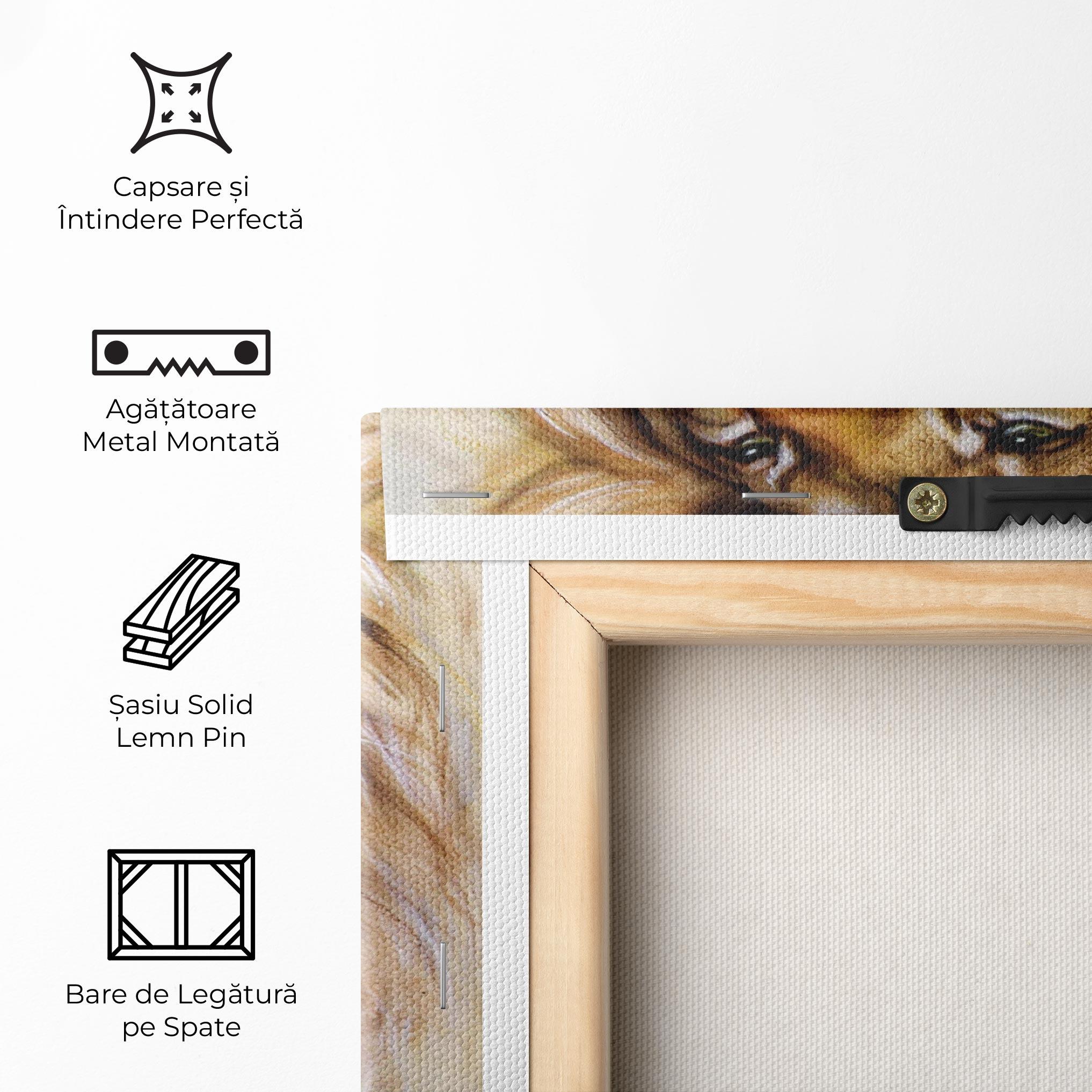 Tablou Canvas Lion Love mockup 5