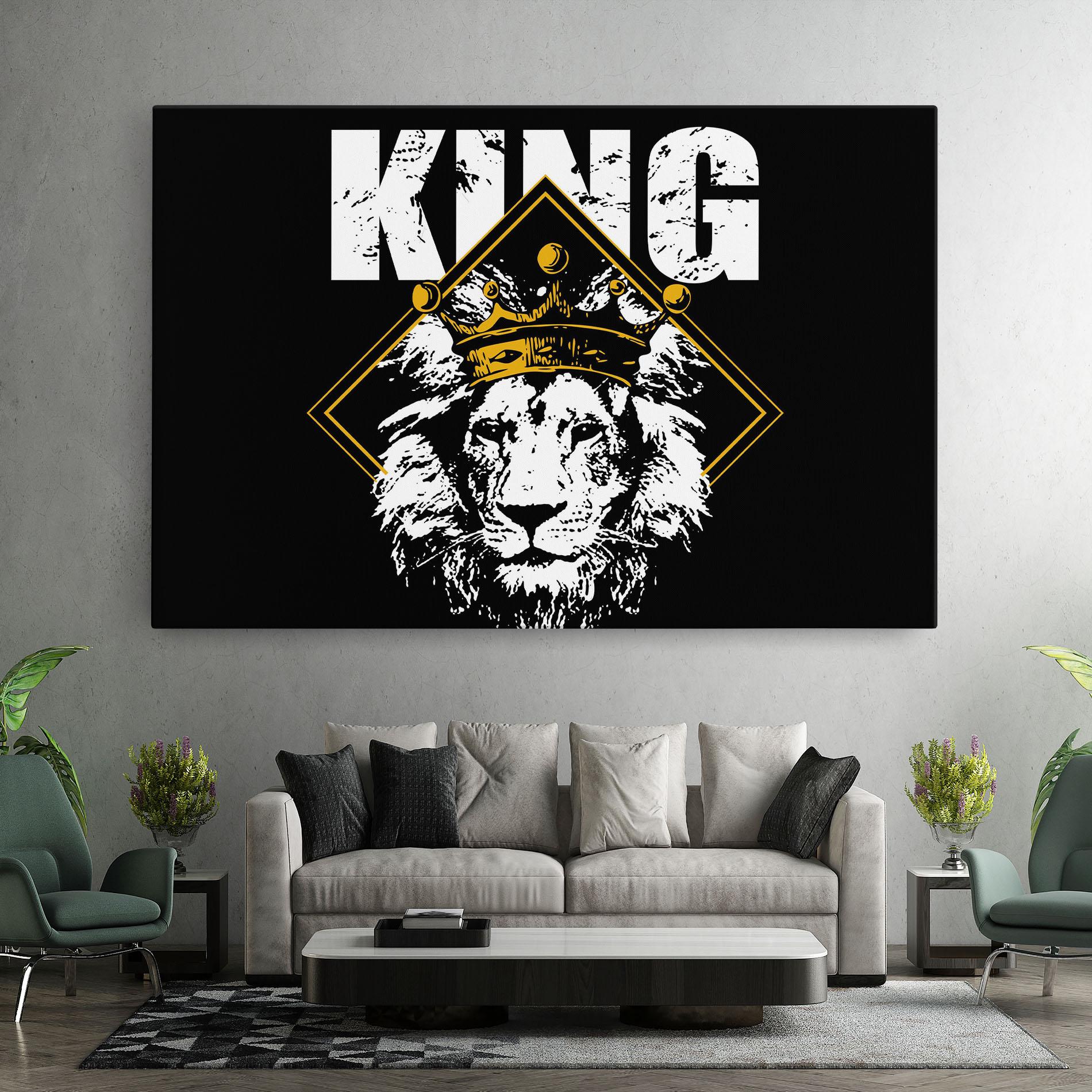 Tablou Canvas Jungle King mockup 7