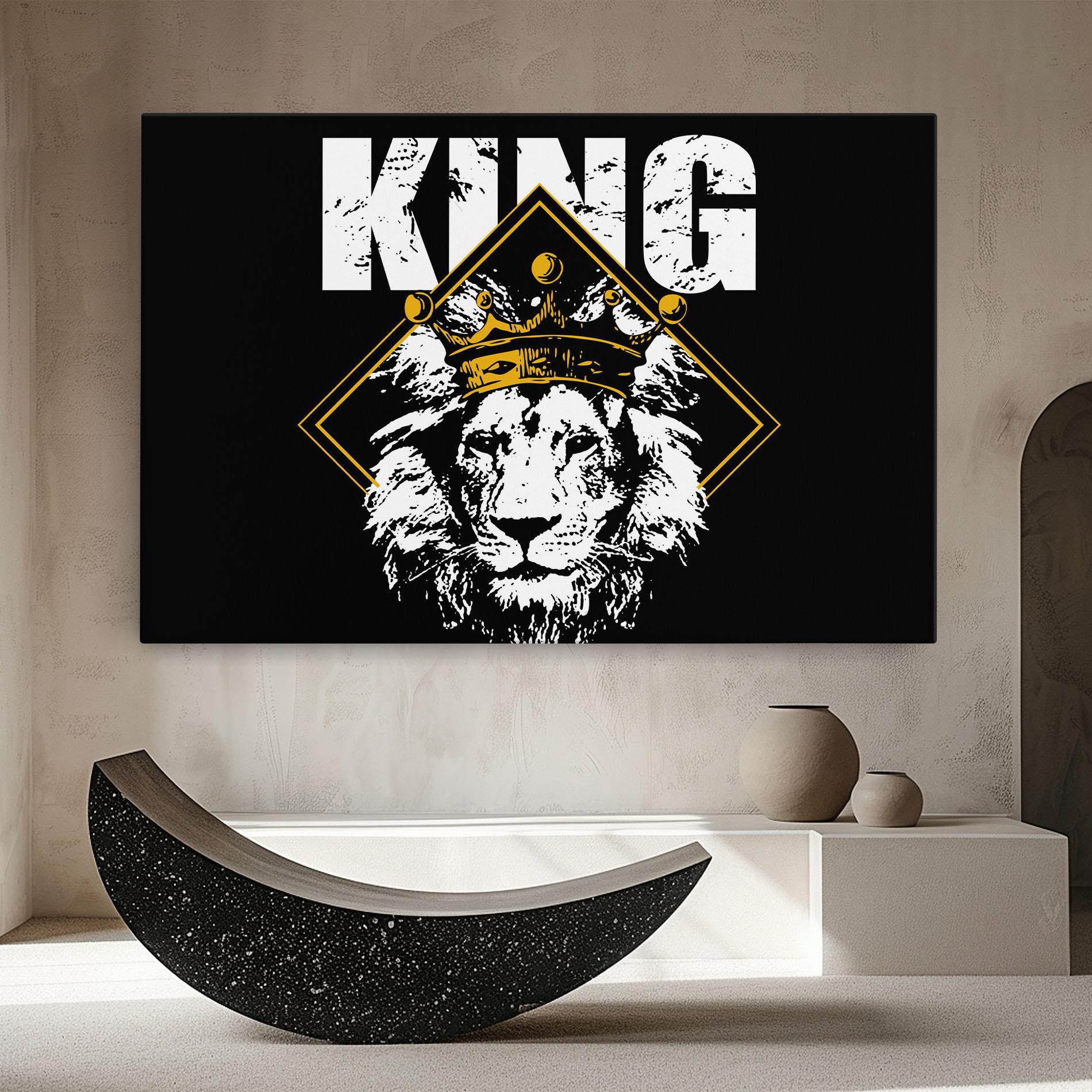 Tablou Canvas Jungle King mockup 8