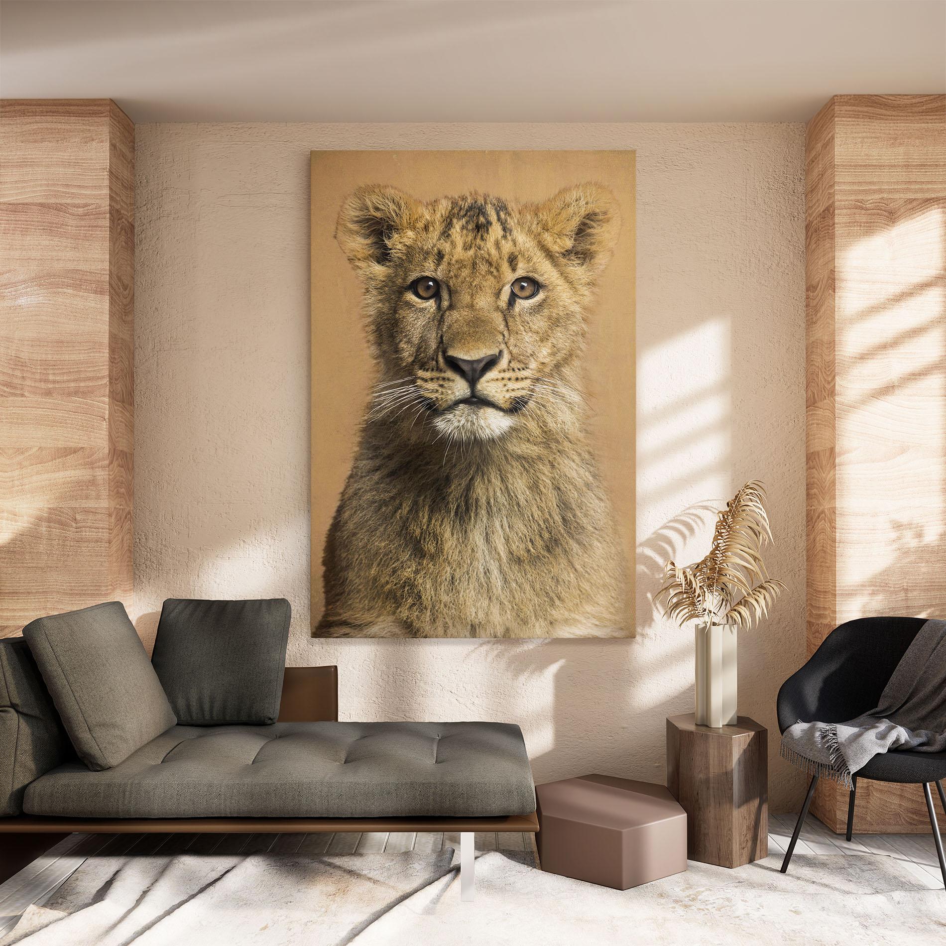 Tablou Canvas Baby Lion mockup 8