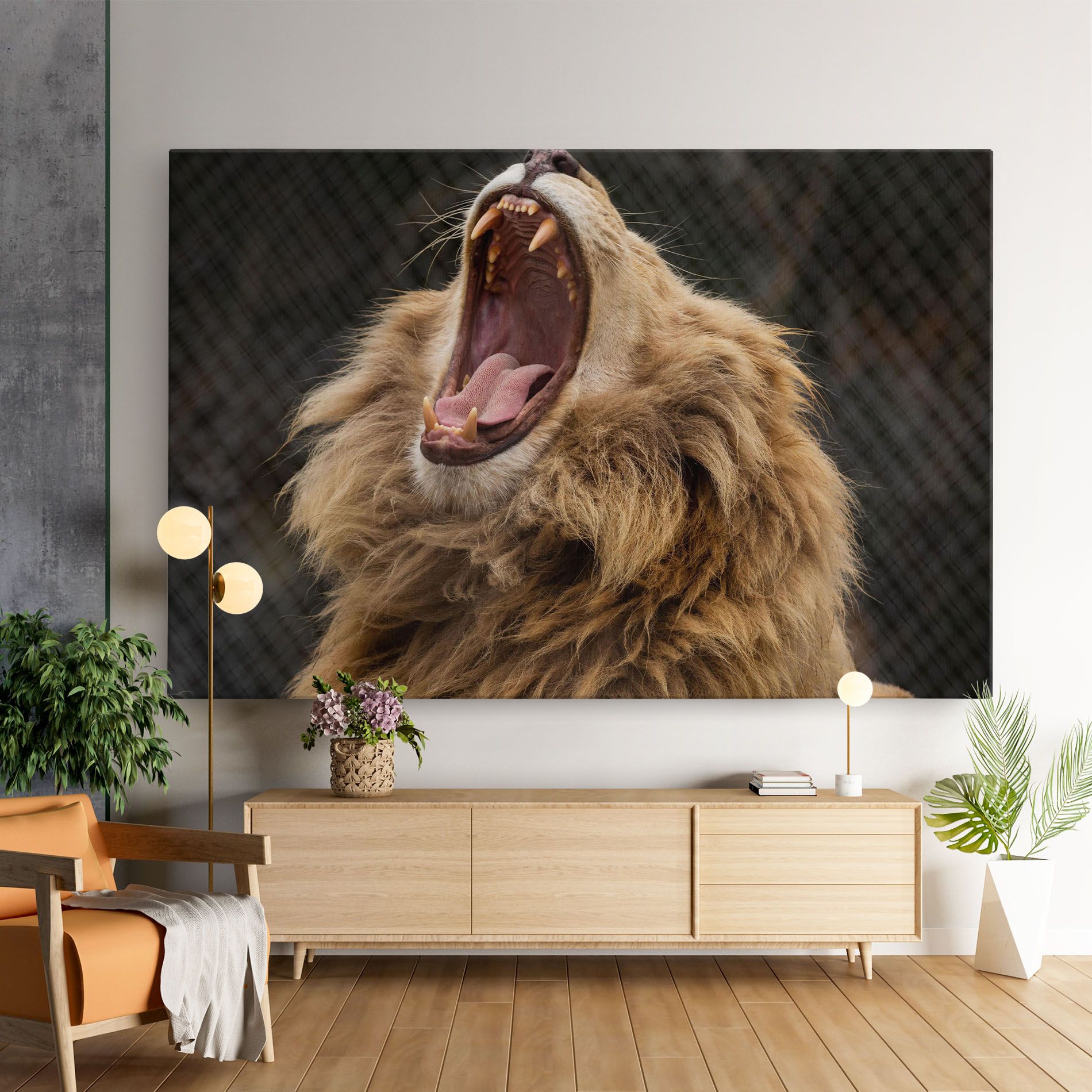 Angry Lion mockup 9