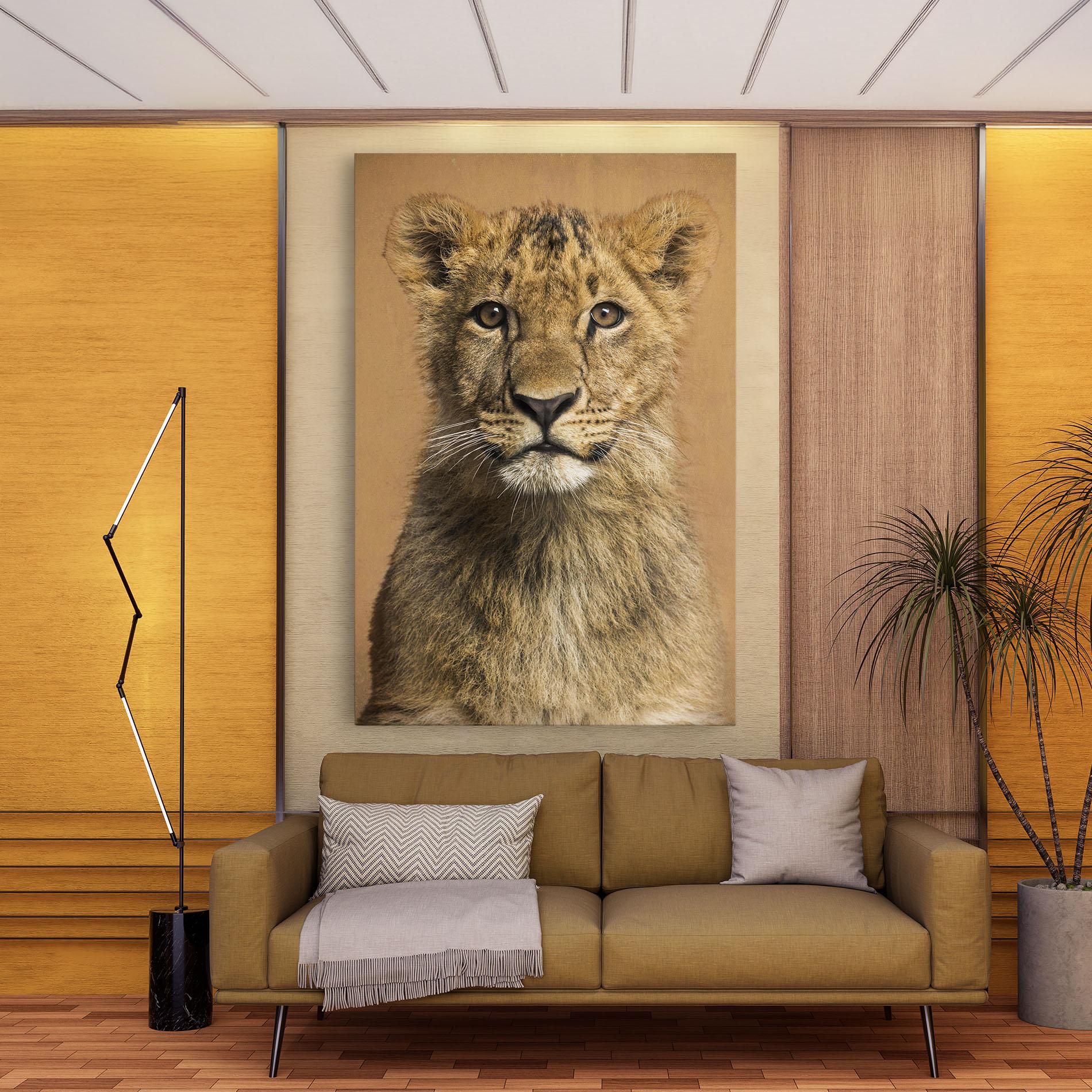 Tablou Canvas Baby Lion mockup 9