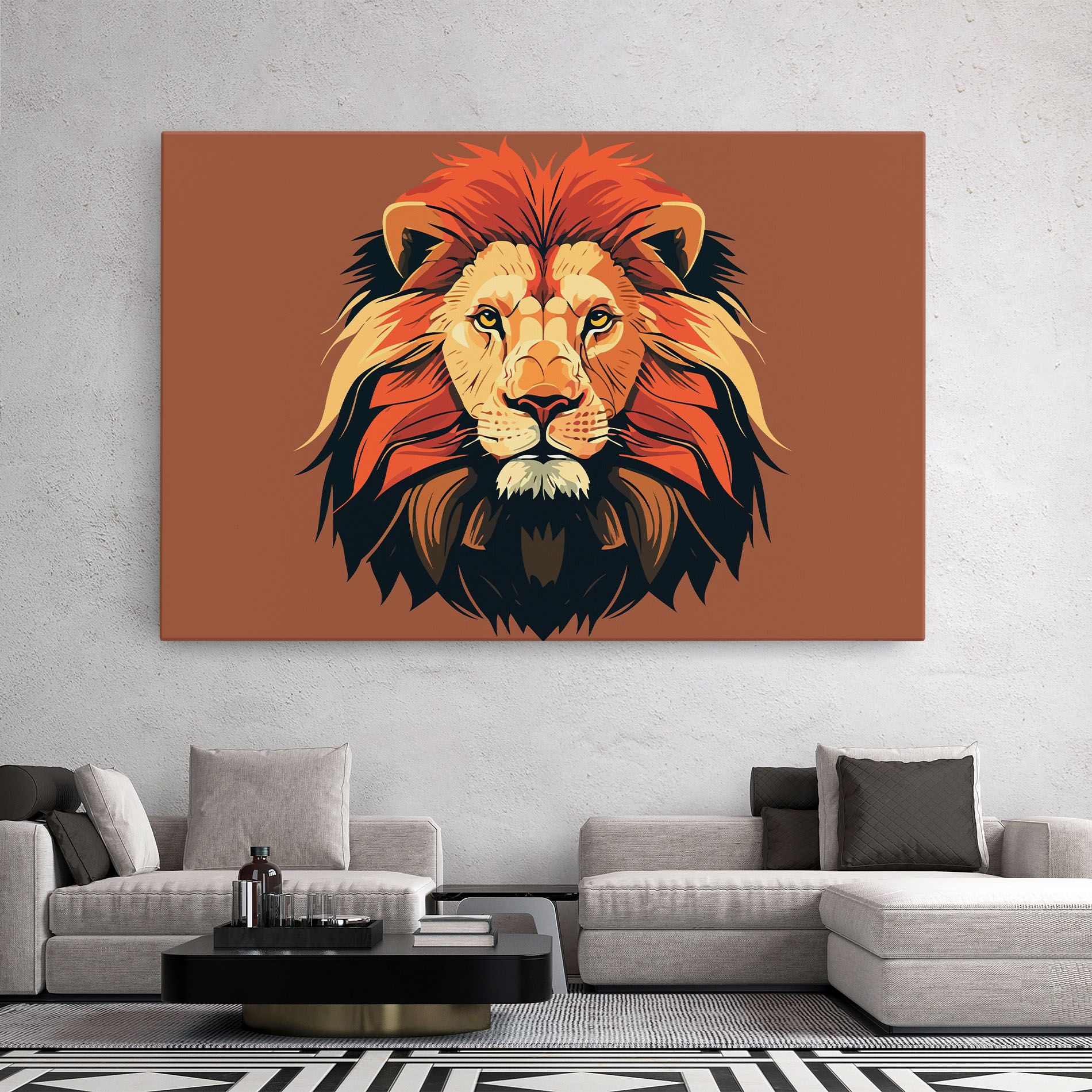 African Lion mockup 2