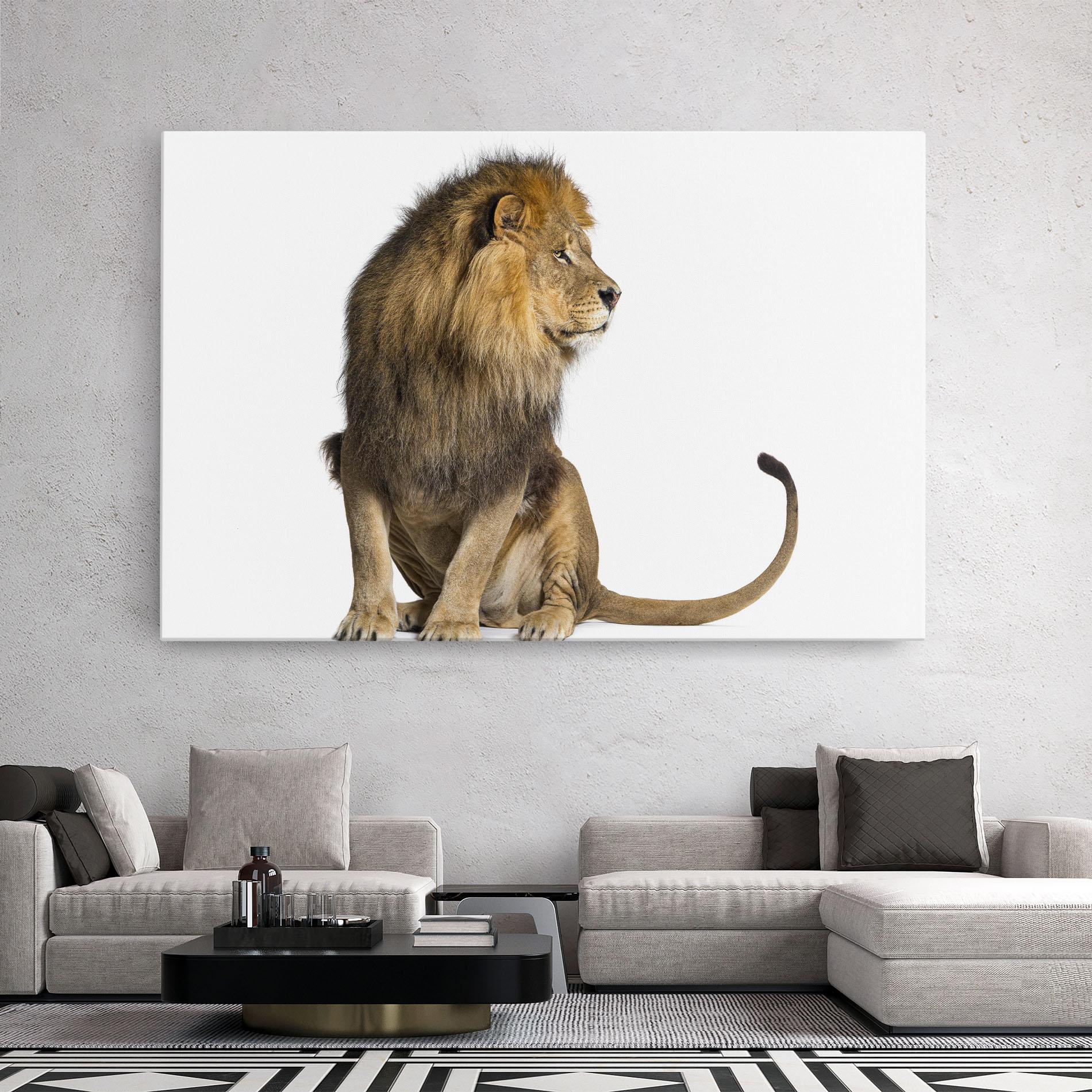 Tablou Canvas Big Lion mockup 2