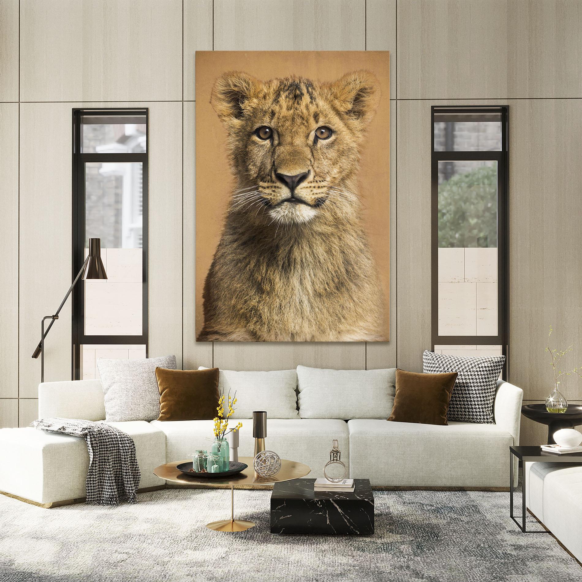 Tablou Canvas Baby Lion mockup 2