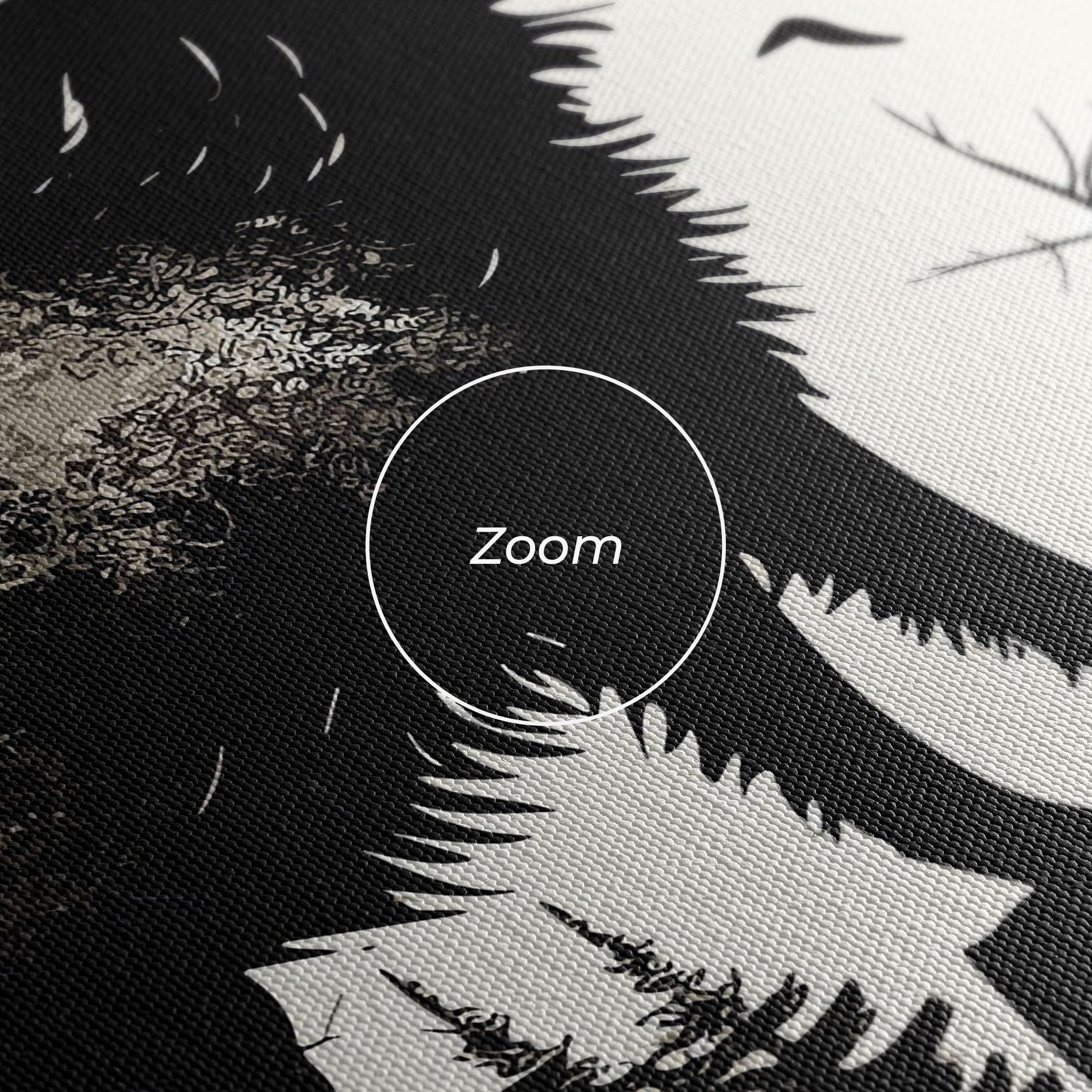 Black On Cream Wolf mockup 3