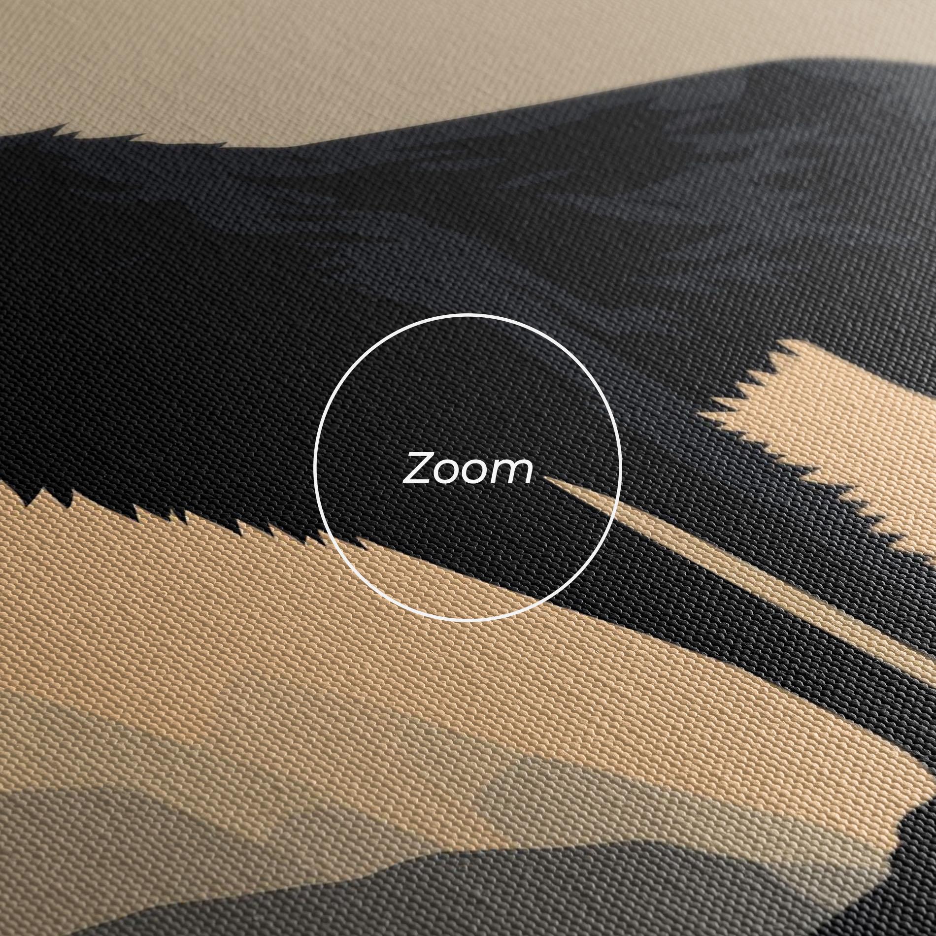 Tablou Canvas Black Wolf mockup 3