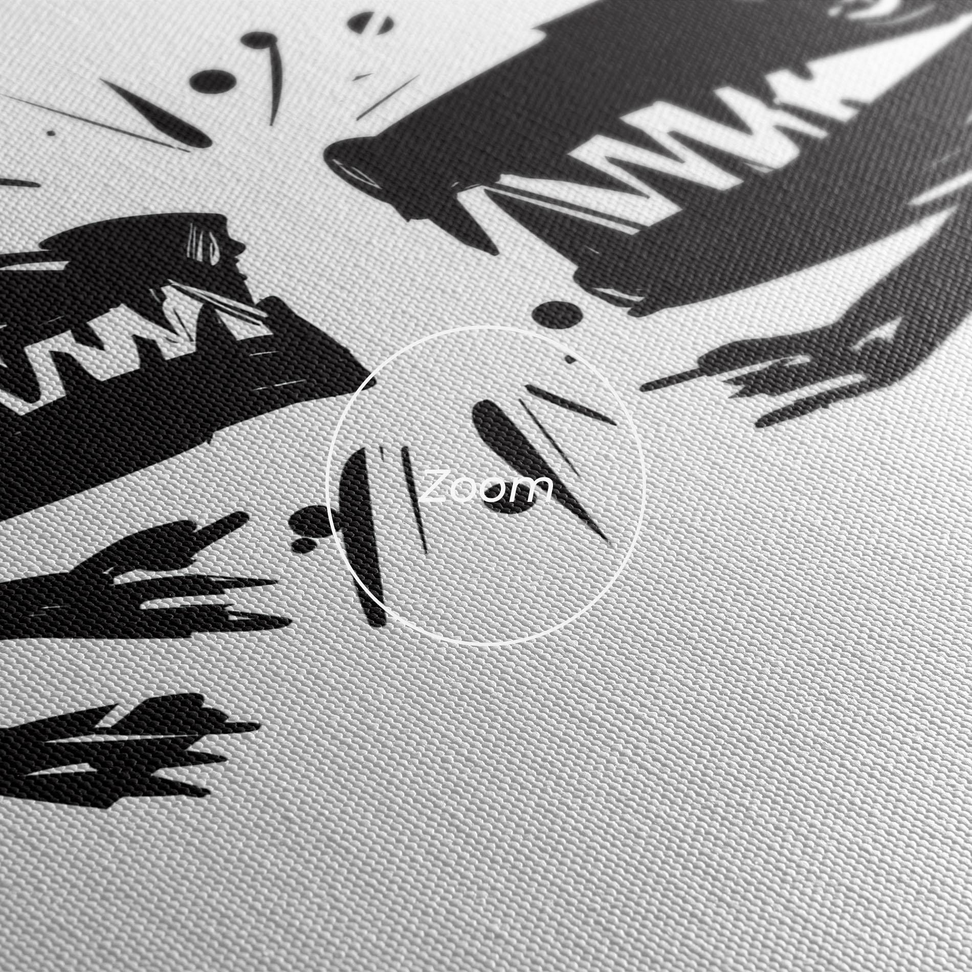 Tablou Canvas Black Wolves mockup 3