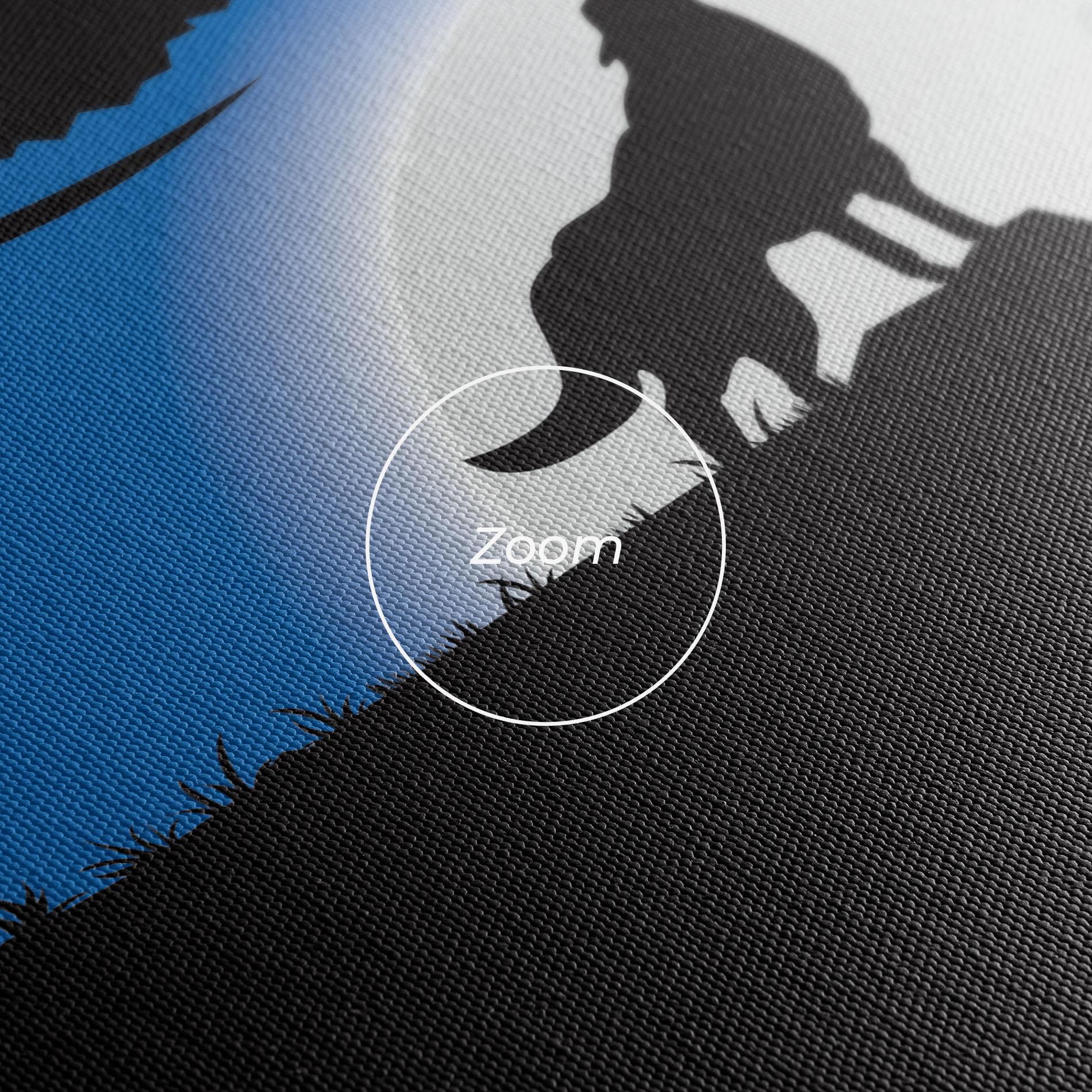 Tablou Canvas Blue Light Wolf mockup 3