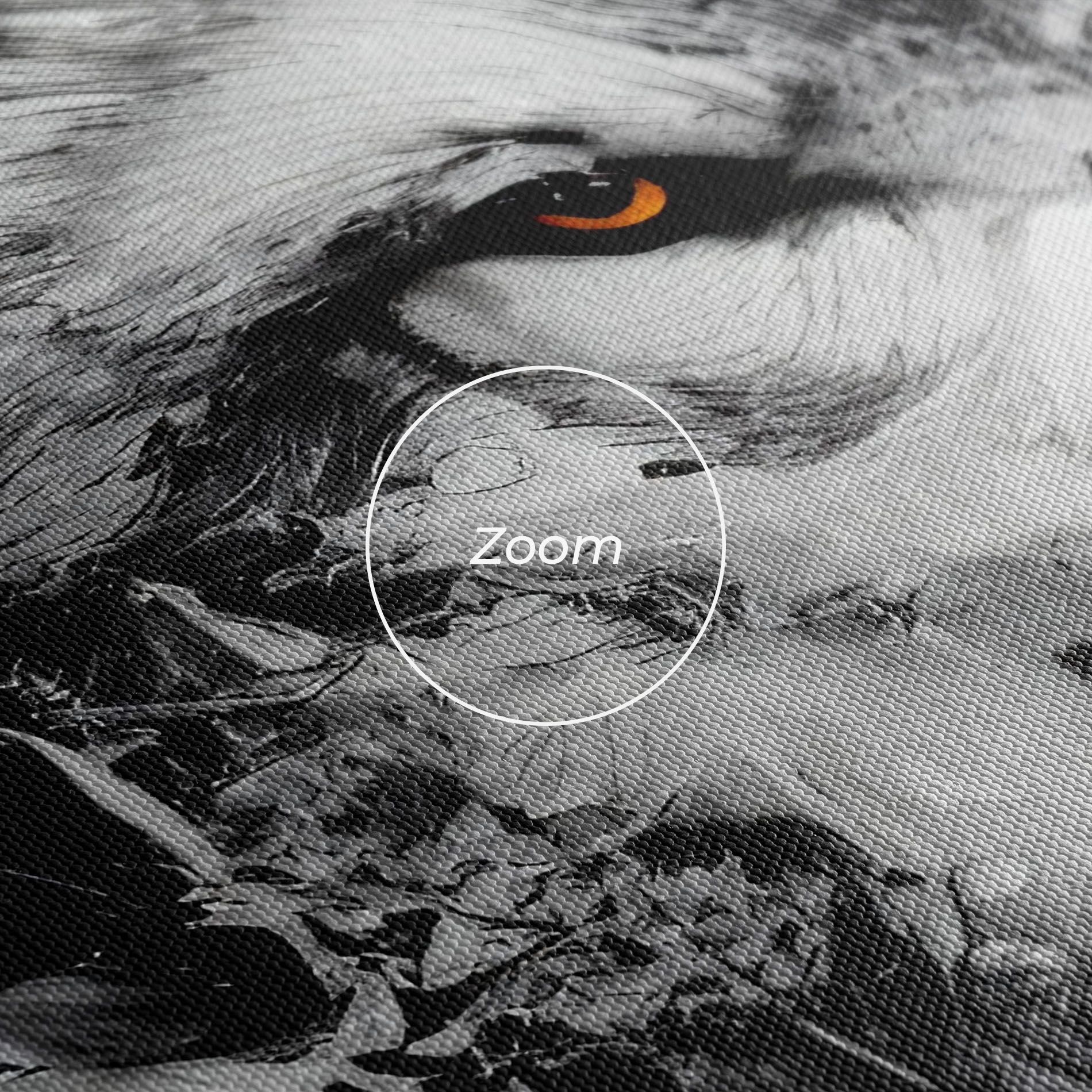 Grey Wolf Portrait mockup 3