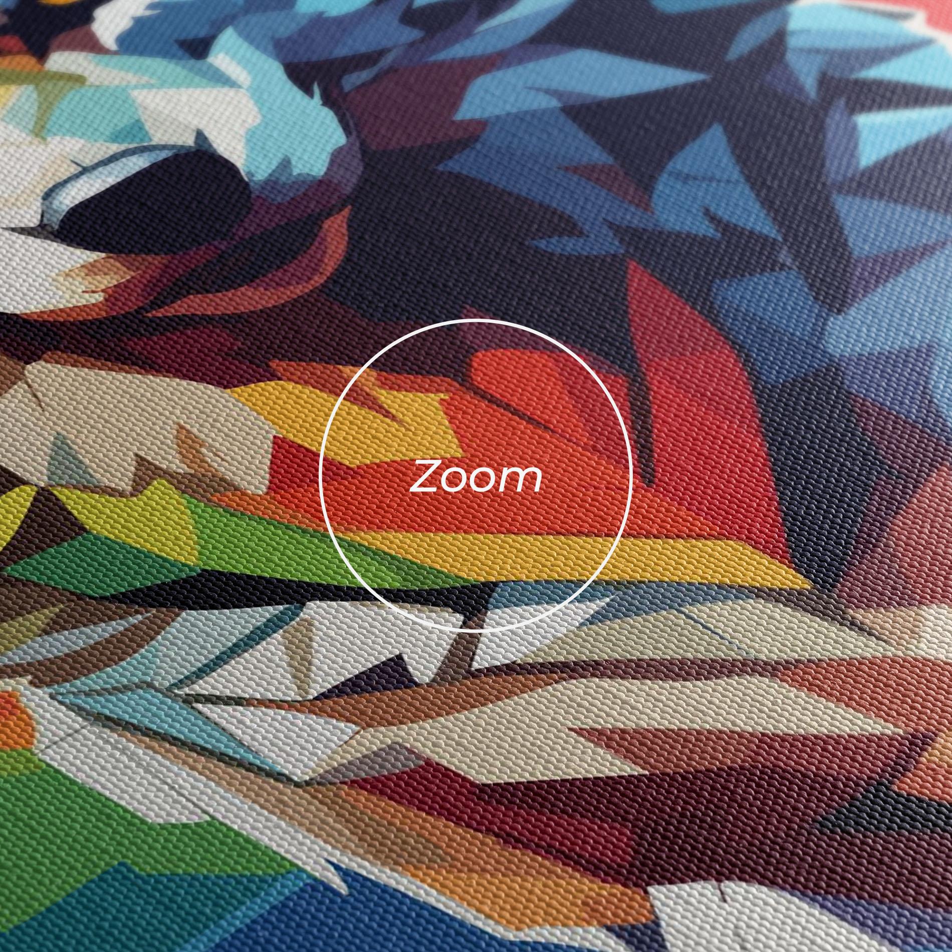 Tablou Canvas Wolf Character mockup 3