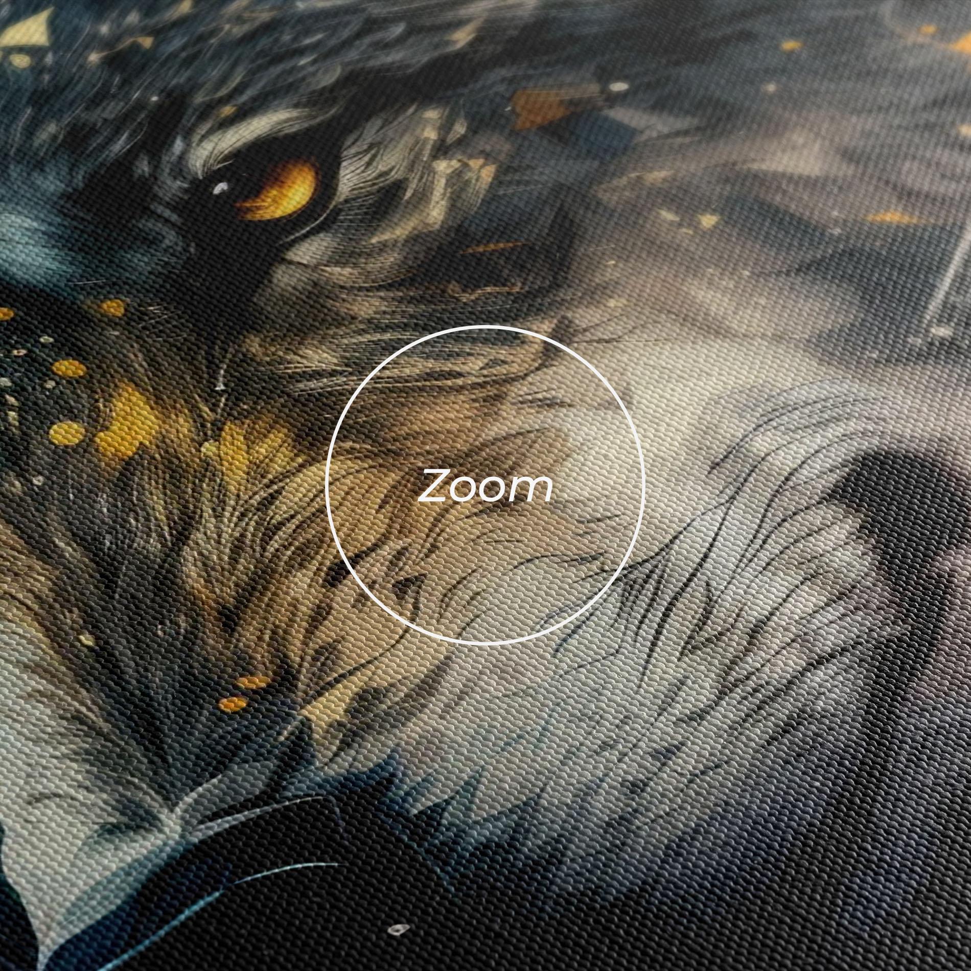Tablou Canvas Wolf Portrait mockup 3