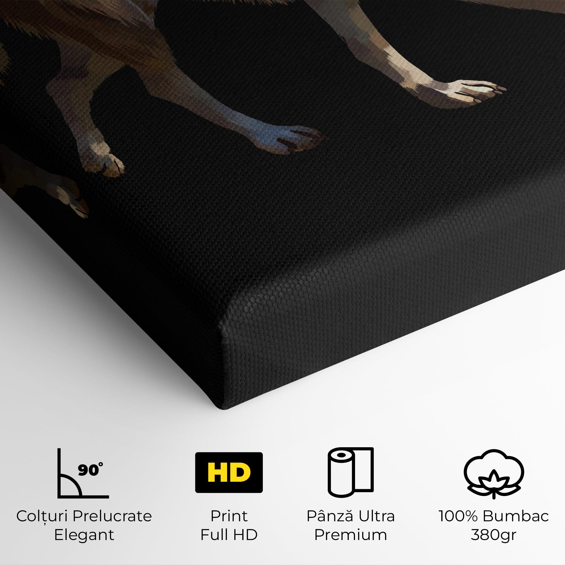 Tablou Canvas 3d Wolf mockup 4
