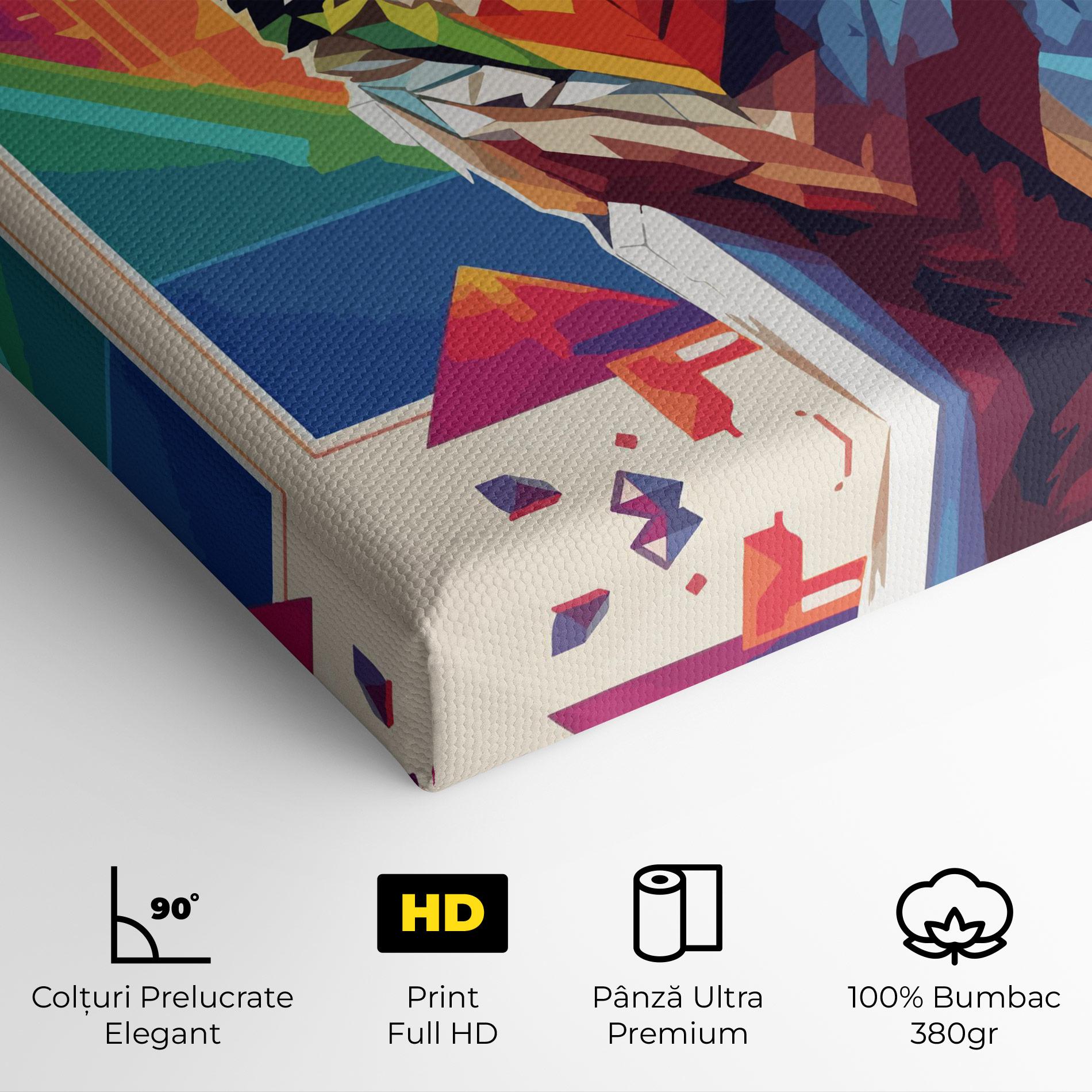 Tablou Canvas Wolf Character mockup 4