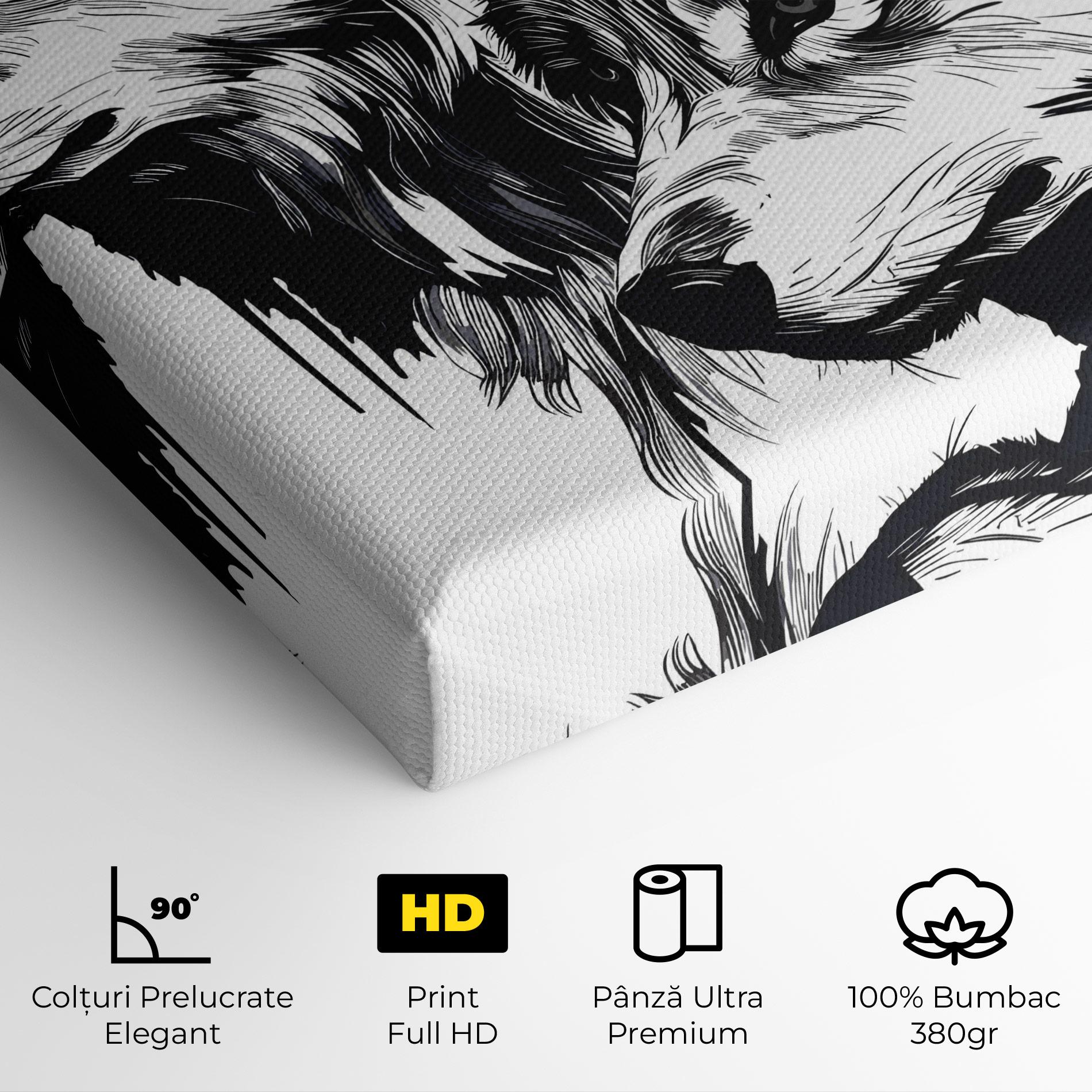 Tablou Canvas Wolf Friends mockup 4