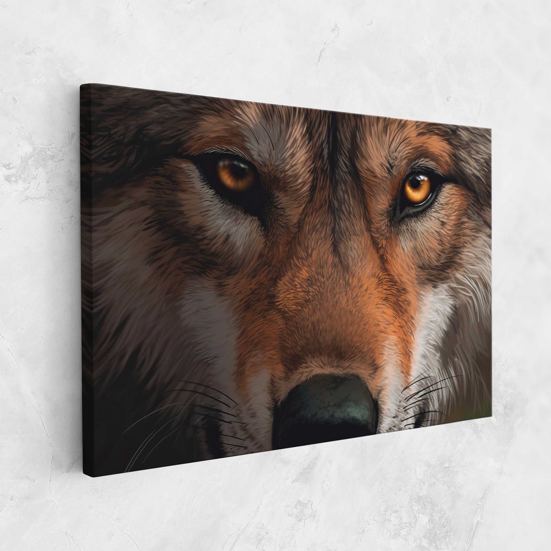 Close Up Wolf Eyes mockup 1