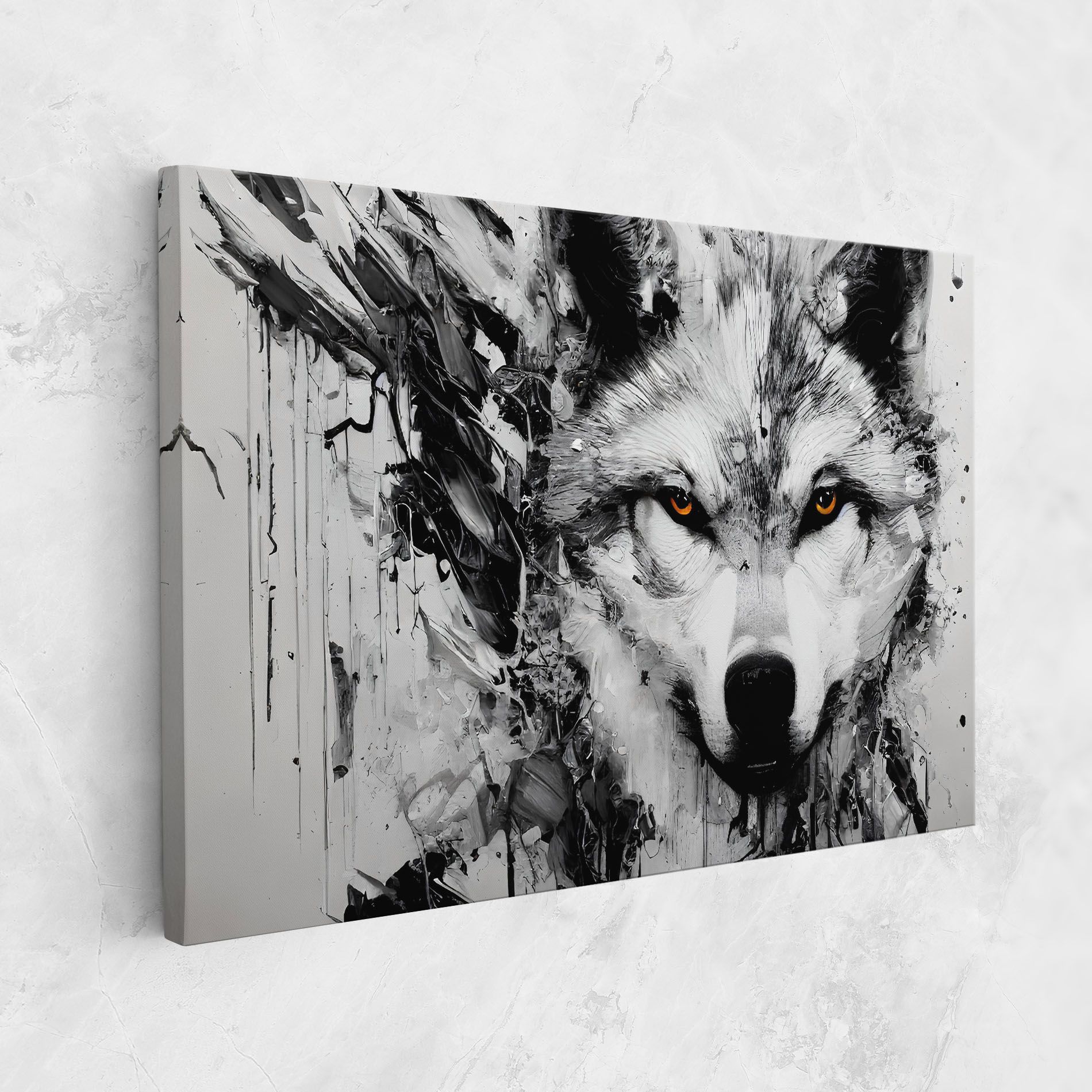 Grey Wolf Portrait mockup 1
