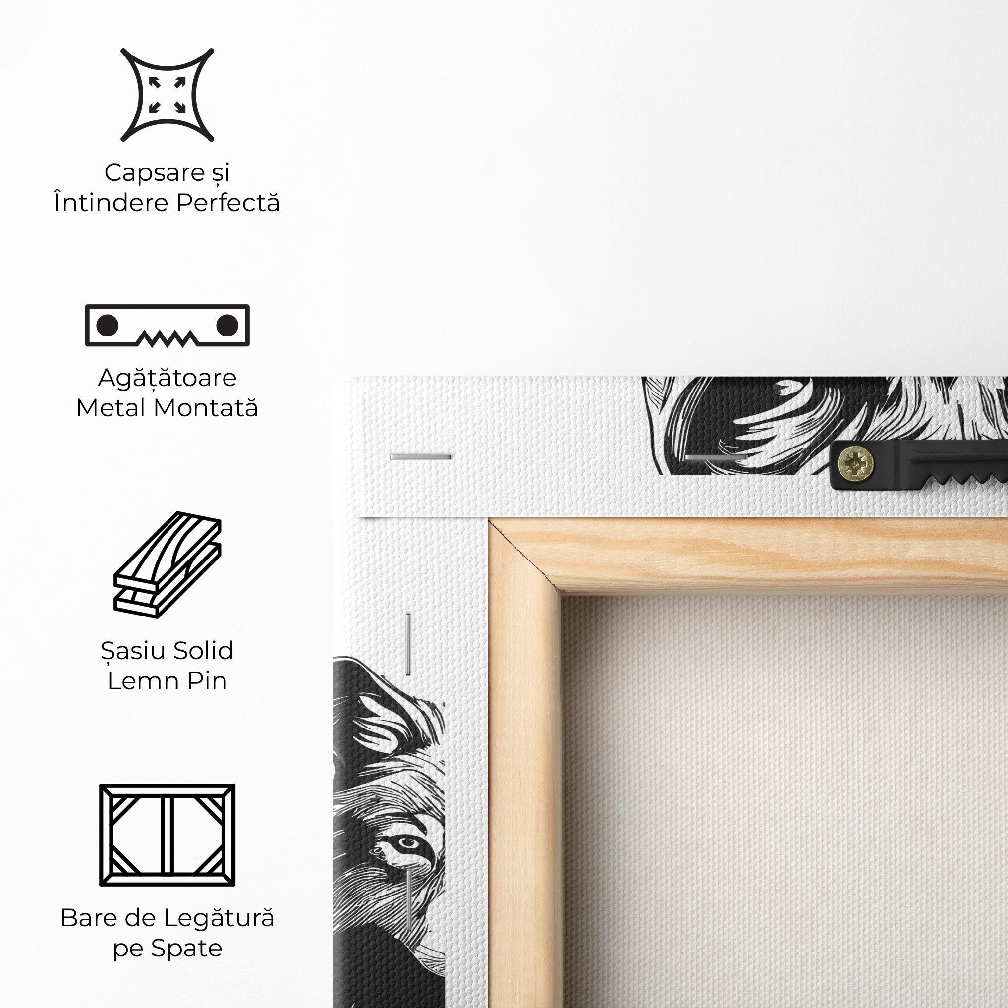 Tablou Canvas 3 Wolves mockup 5