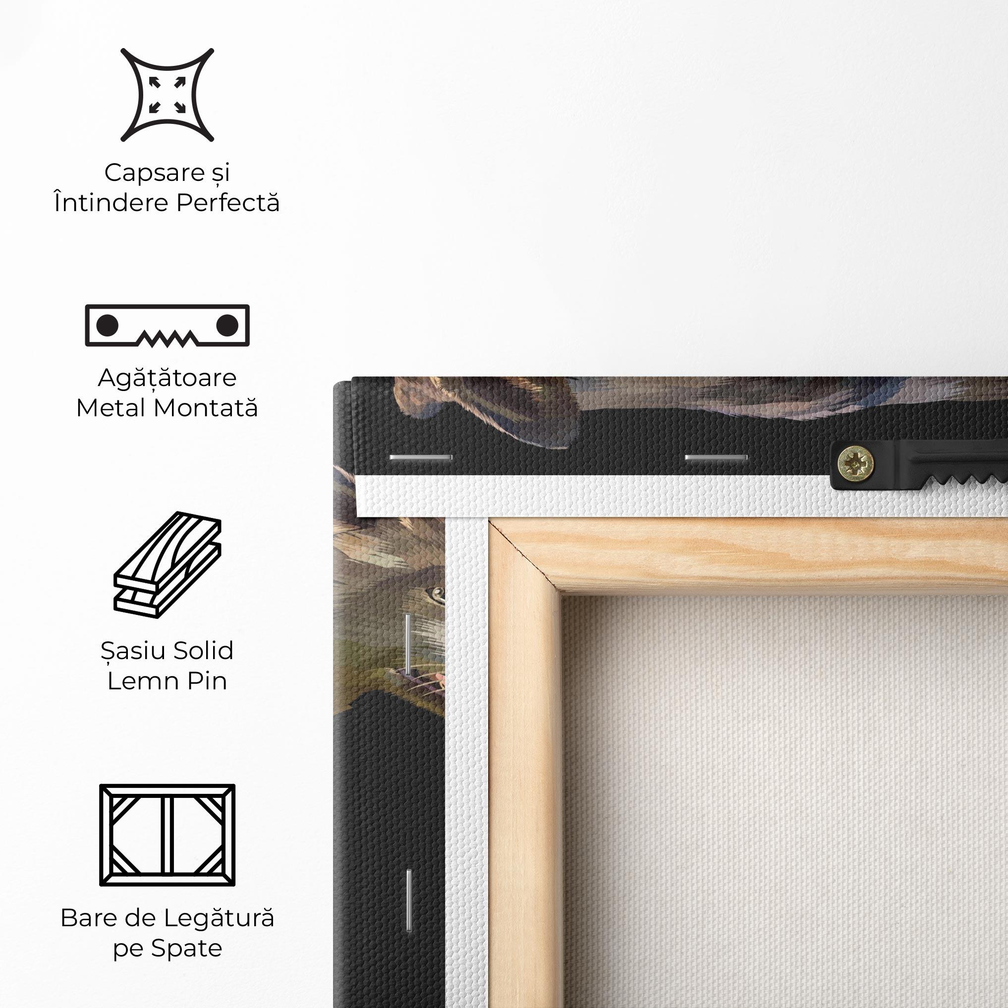 Tablou Canvas 3d Wolf mockup 5