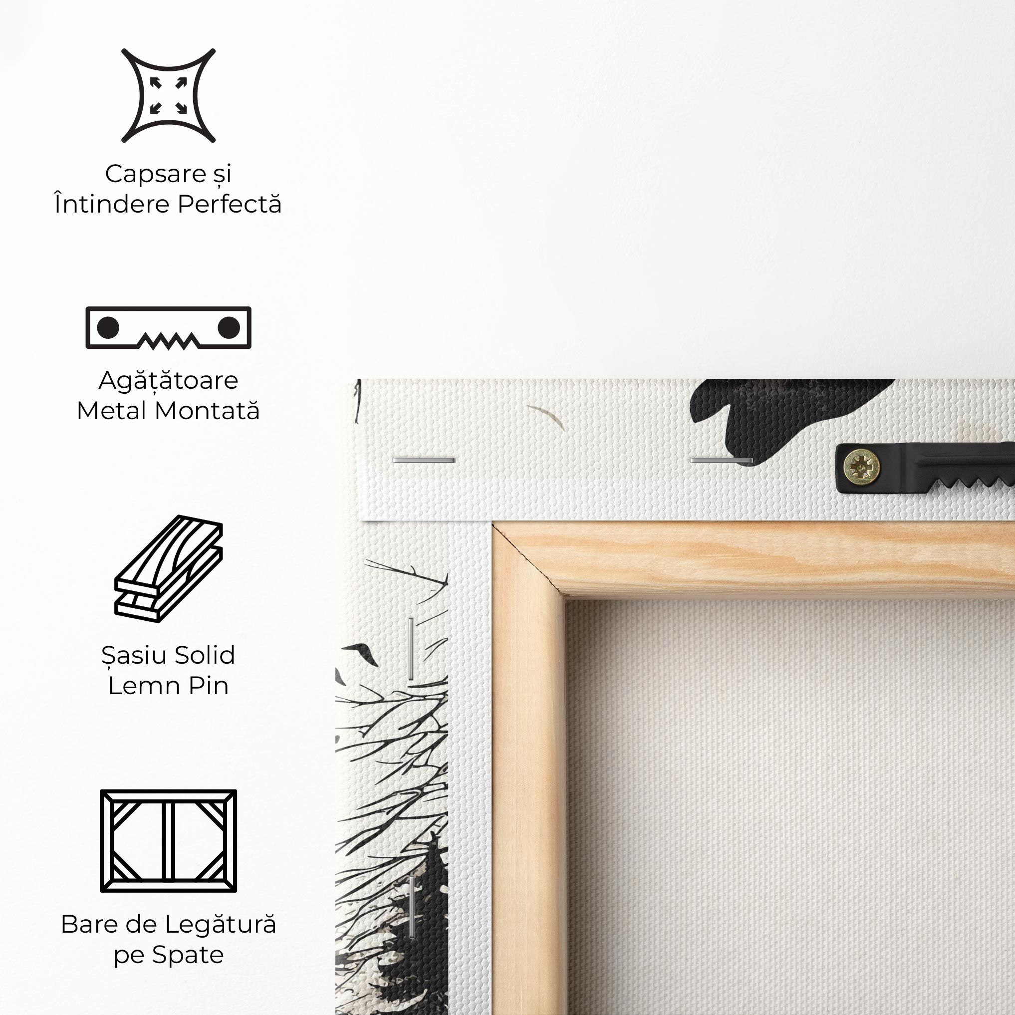 Black On Cream Wolf mockup 5