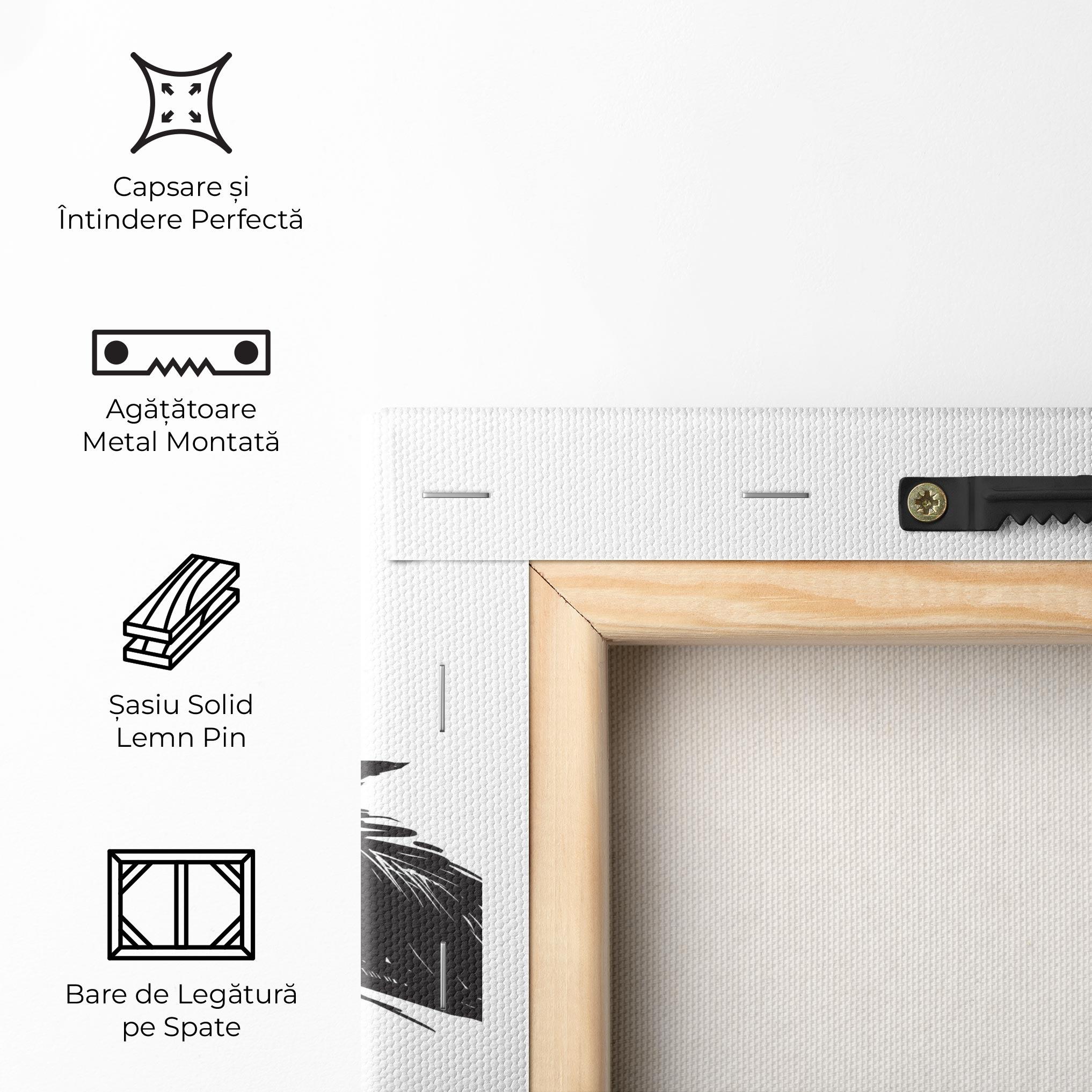 Tablou Canvas Black Wolves mockup 5