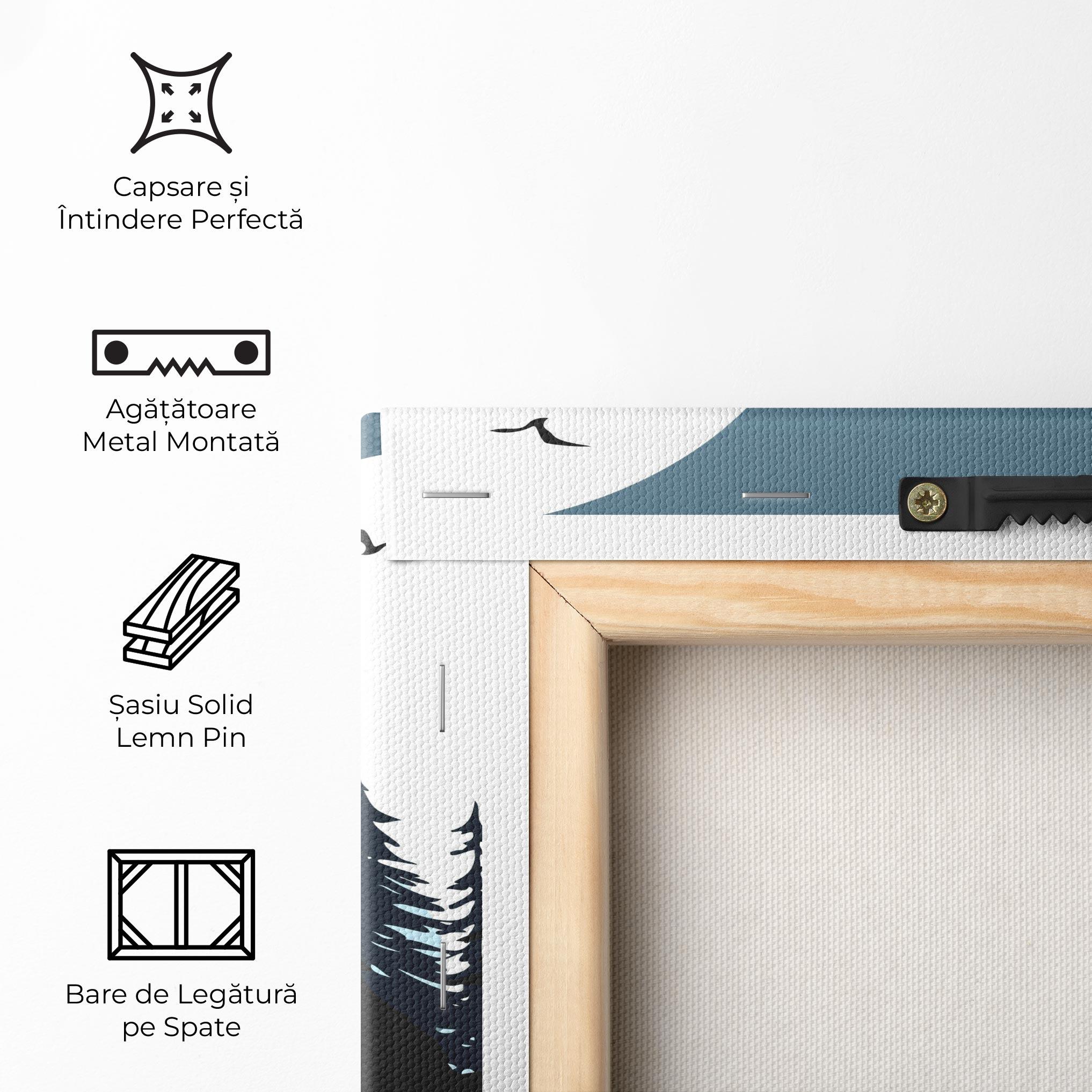 Tablou Canvas Hill Wolf mockup 5