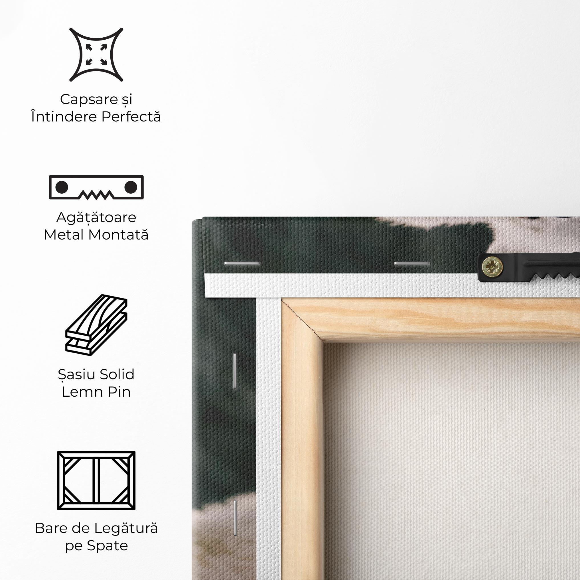 Tablou Canvas Laughing White Wolf mockup 5